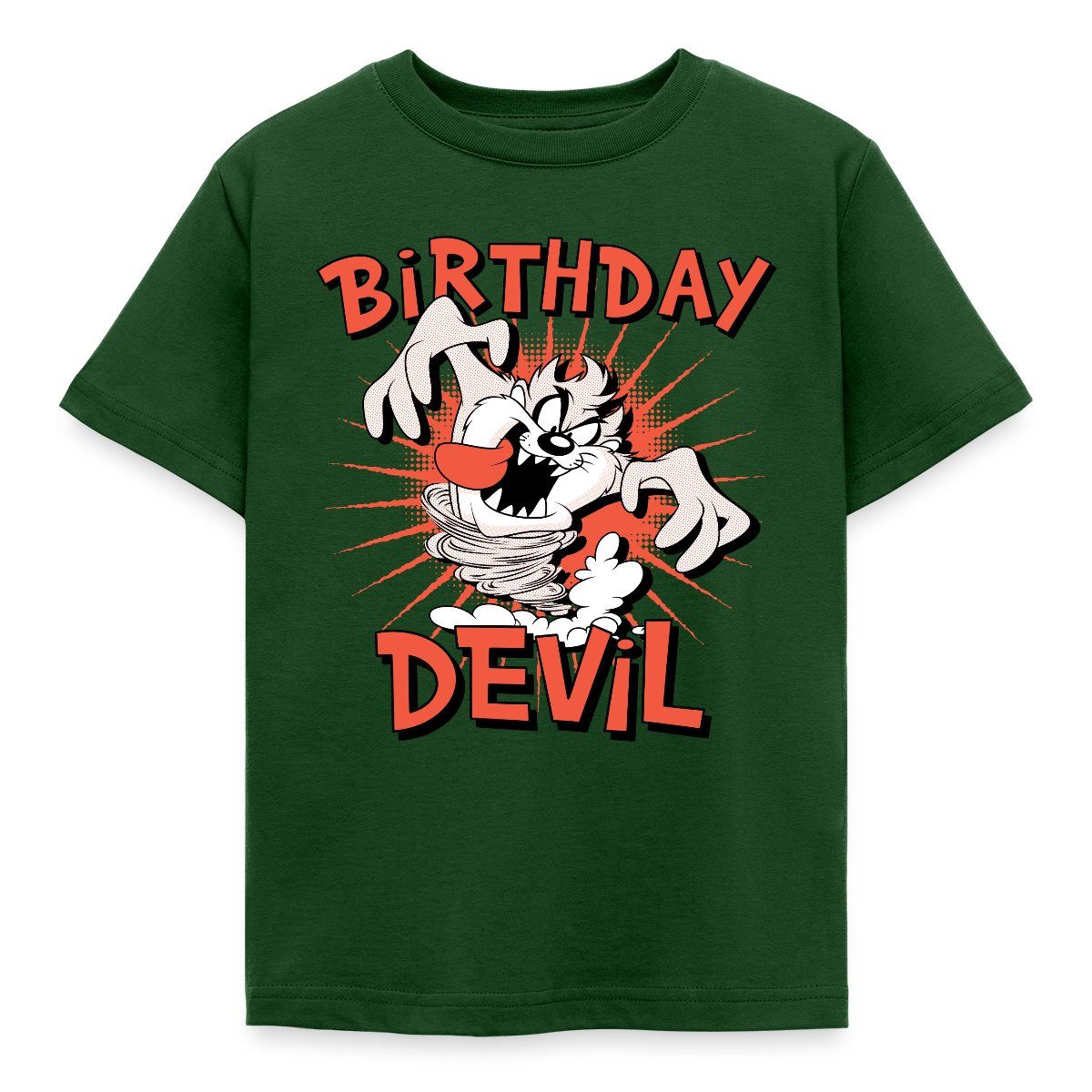 T-Shirt Looney Tunes Taz Tasmanischer Teufel Geburtstag Kinder T-Shirt