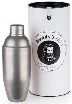 Buddy's Cocktail Shaker Classic, Edelstahl, 700 ml