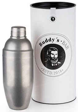 Buddy's Cocktail Shaker Classic, Edelstahl, 700 ml