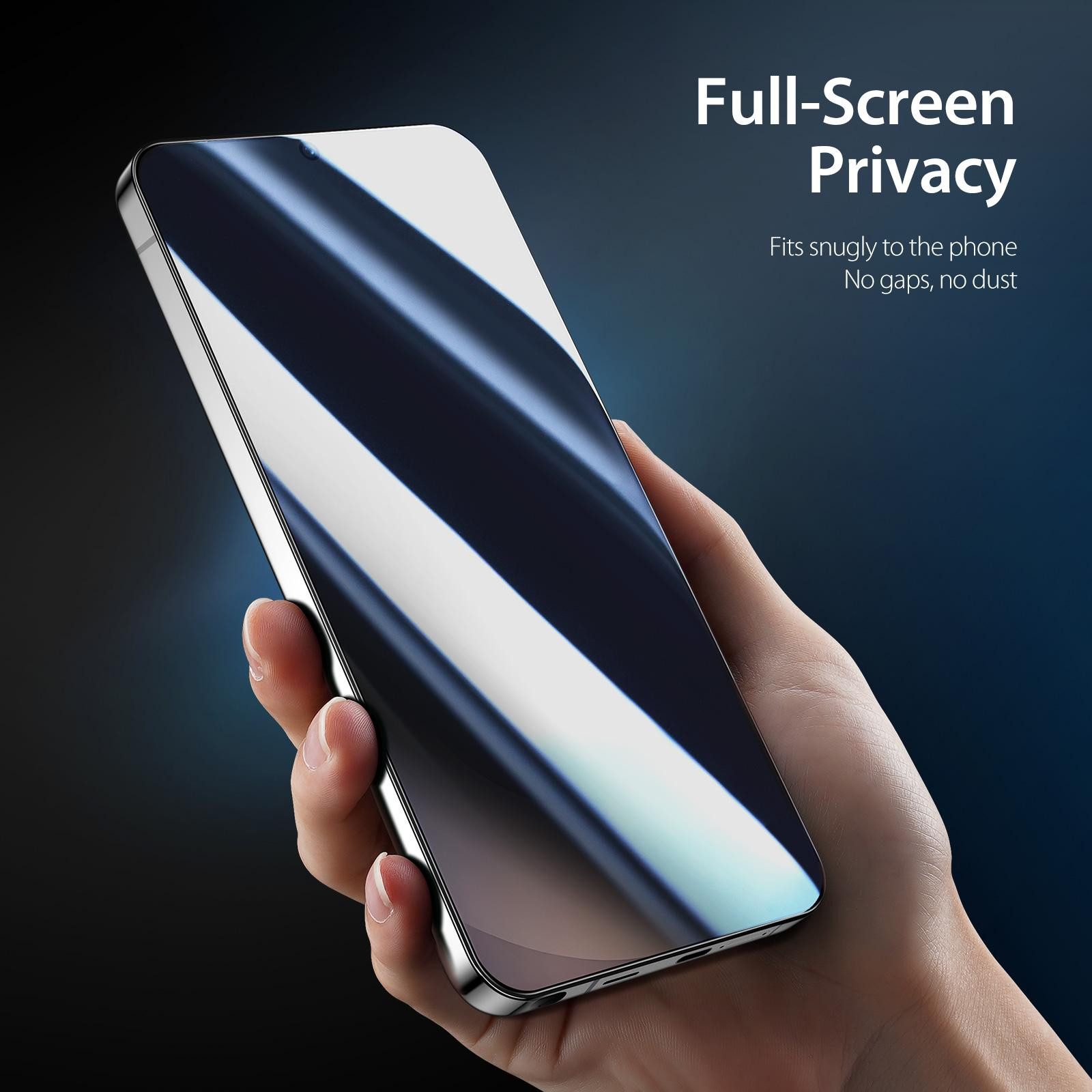 Protectorking Displayschutzfolie 6x Blickschutz 9H Panzerglas Full-Screen Anti-Spy matt Hartglas für Samsung Galaxy S24, 5 Stück, Displayschutzfolie, Schutzfolie, Bildschirmschutz, kratz- & stoßfest
