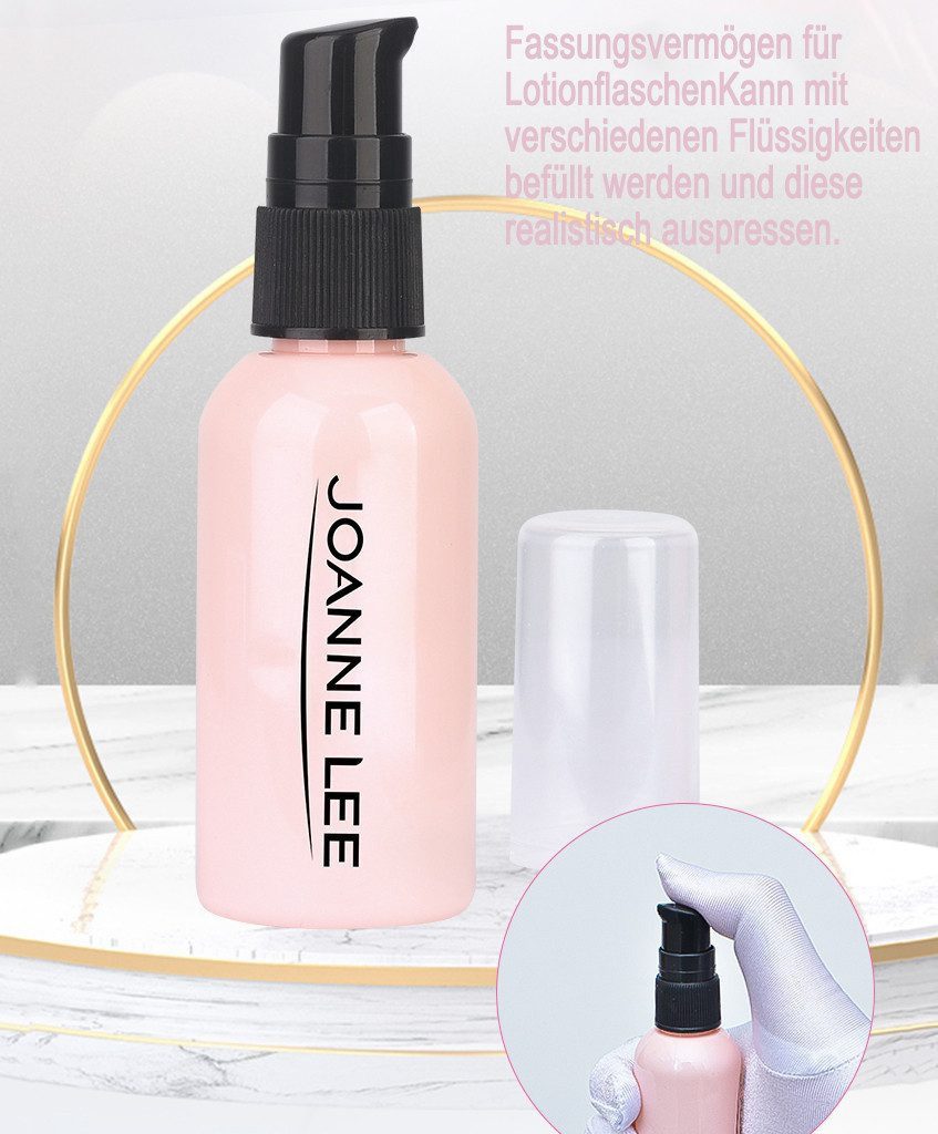 Fyrove Lernspielzeug Kinder Schminkset mit Koffer 22 Teile Rollenspiel Kosmetik Spielzeug (Simulations Make-up Set für Mädchen ab 3 Jahren mit Spiegel, 22-St.,  – Bild 5 von 5