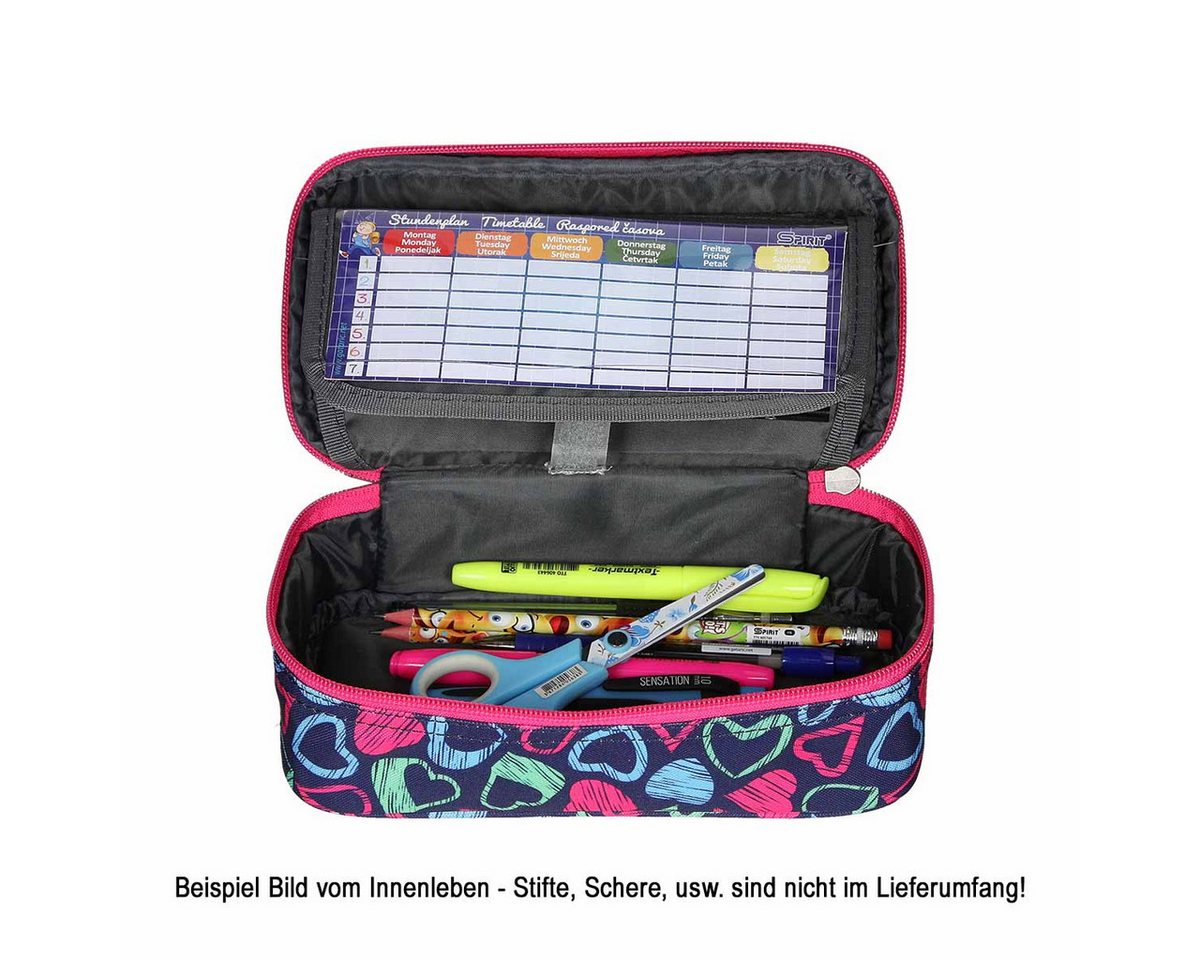 Thumbnail - Spirit Federmäppchen SPIRIT Schüler Etui Federmäppchen MY BAG 109 1-Zipper Blau