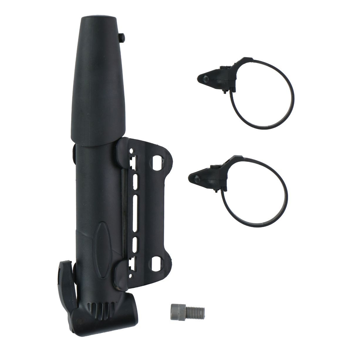 Dunlop Fahrradpumpe Dunlop Mini Fahrradpumpe mit Adapter