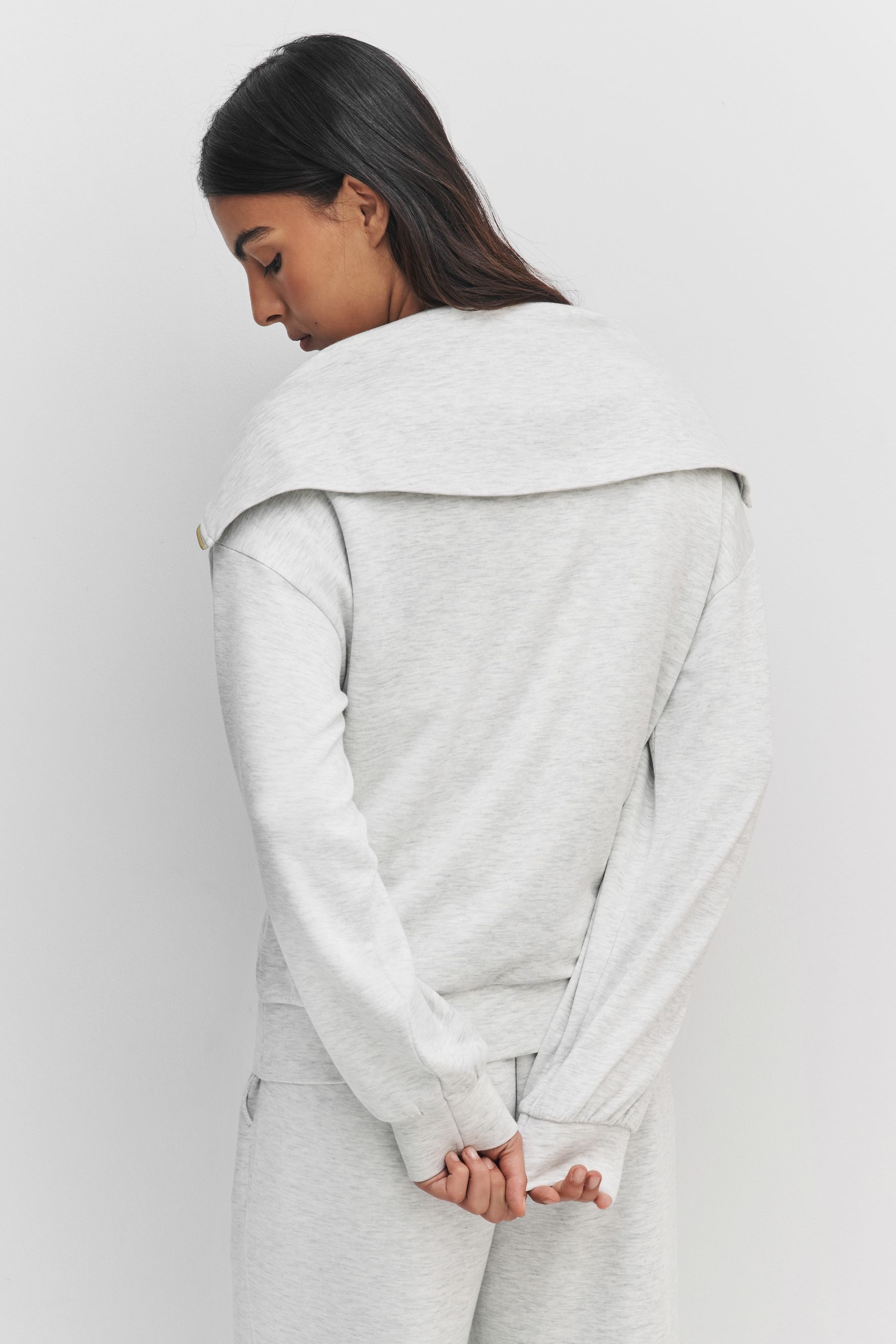 Next Sweater Jersey-Pullover mit halbem Reißverschluss (1-tlg) günstig online kaufen