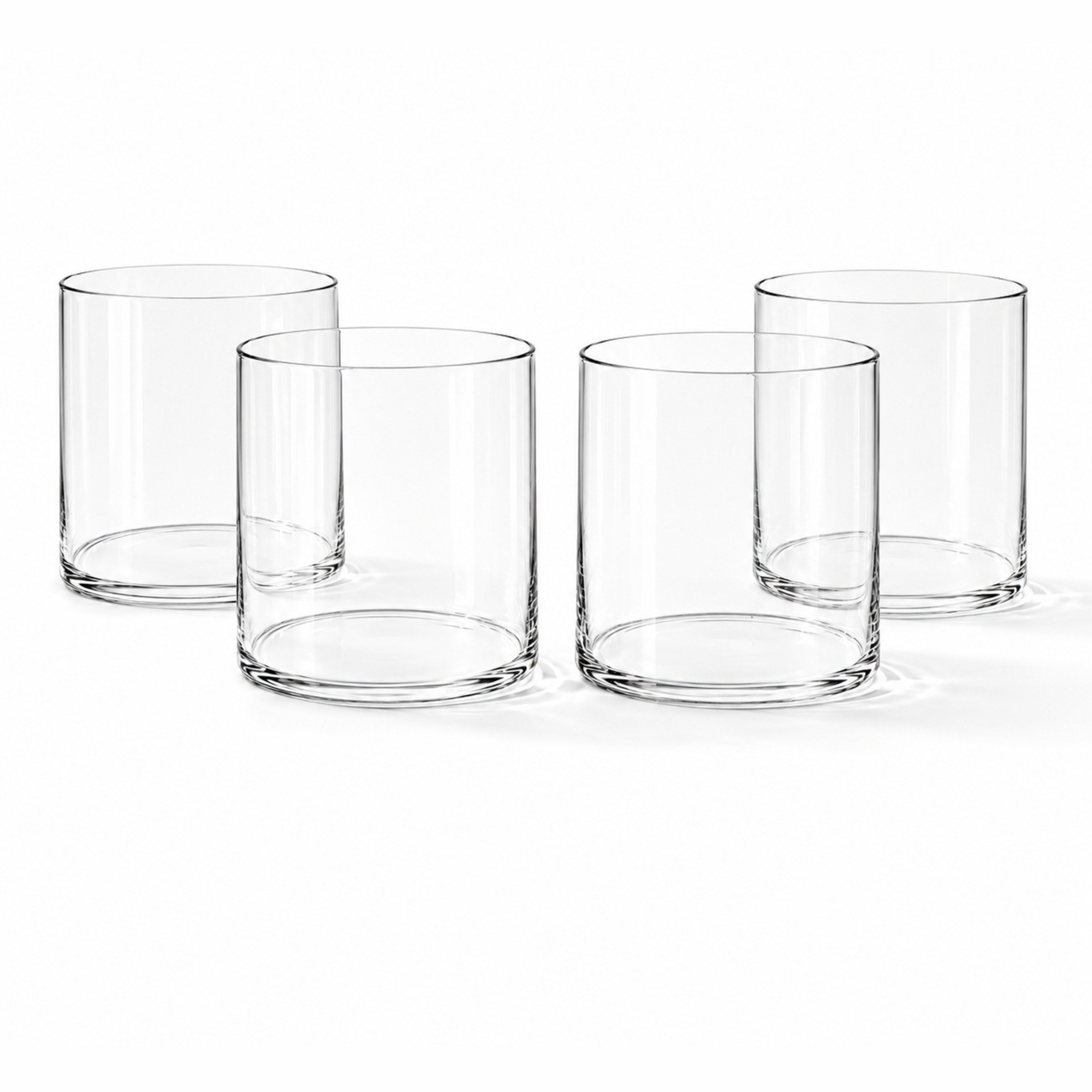 Zoha Glas Trinkgläser Set, Wasserglas BPA-frei, Wasser & Saft, spülmaschinenfest, 12-tlg., 4-teilig, 8-teilig, 12-teilig