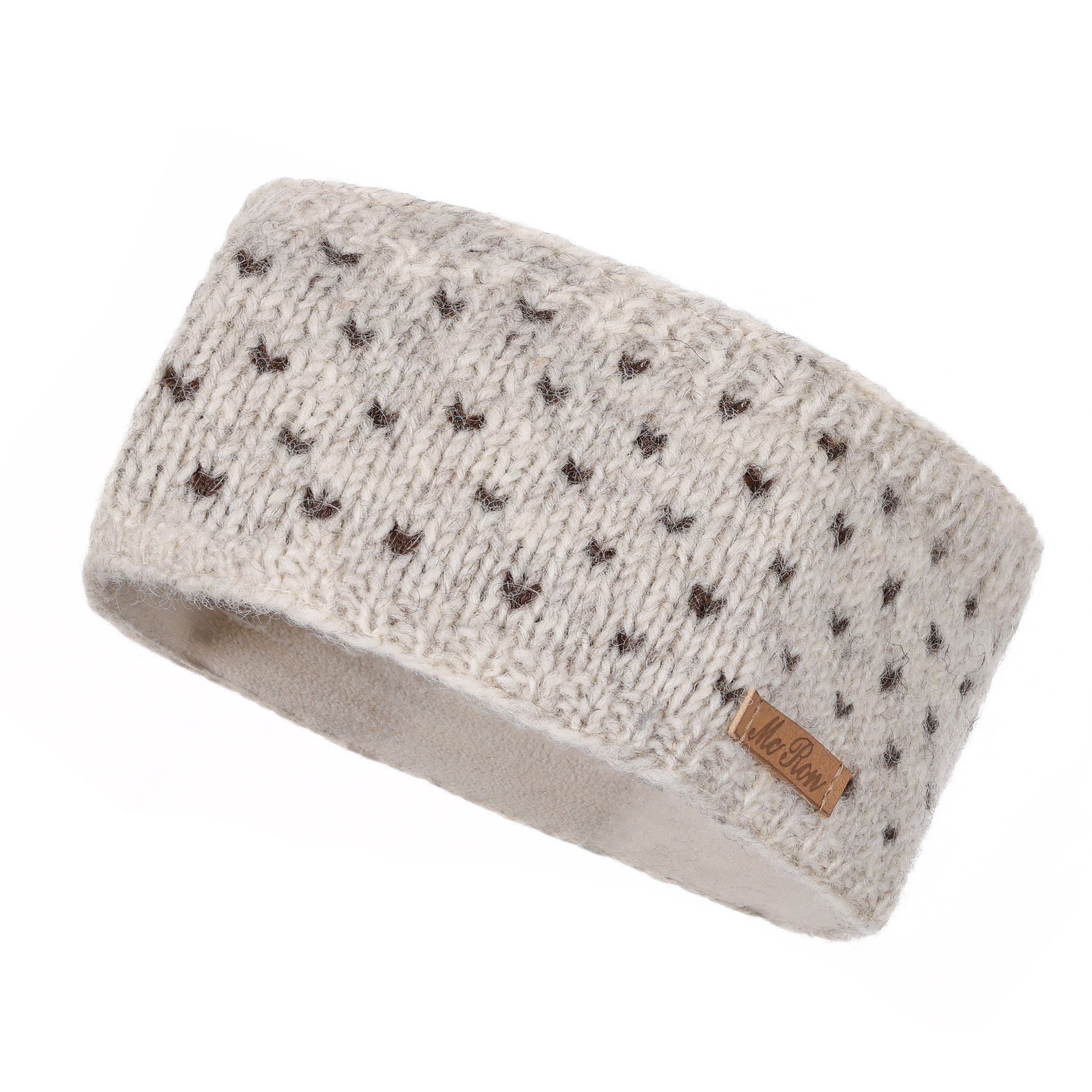 McRon Stirnband Modell Nadja gefüttert mit Fleece, hoher Schurwollanteil günstig online kaufen