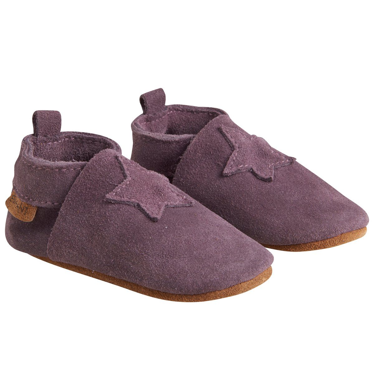 EN FANT Star Slippers Suede Krabbelschuh aus Wildleder