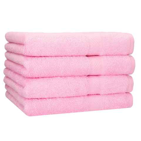 Betz Duschtücher 4 Stück Duschtücher Set Palermo Größe 70x140 cm 100% Baumwolle Badetuch Duschhandtuch Sporthandtuch, 100% Baumwolle