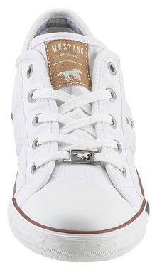 Mustang Shoes Sneaker mit Mustang Markenlabel, Freizeitschuh, Halbschuh, Schnürschuh