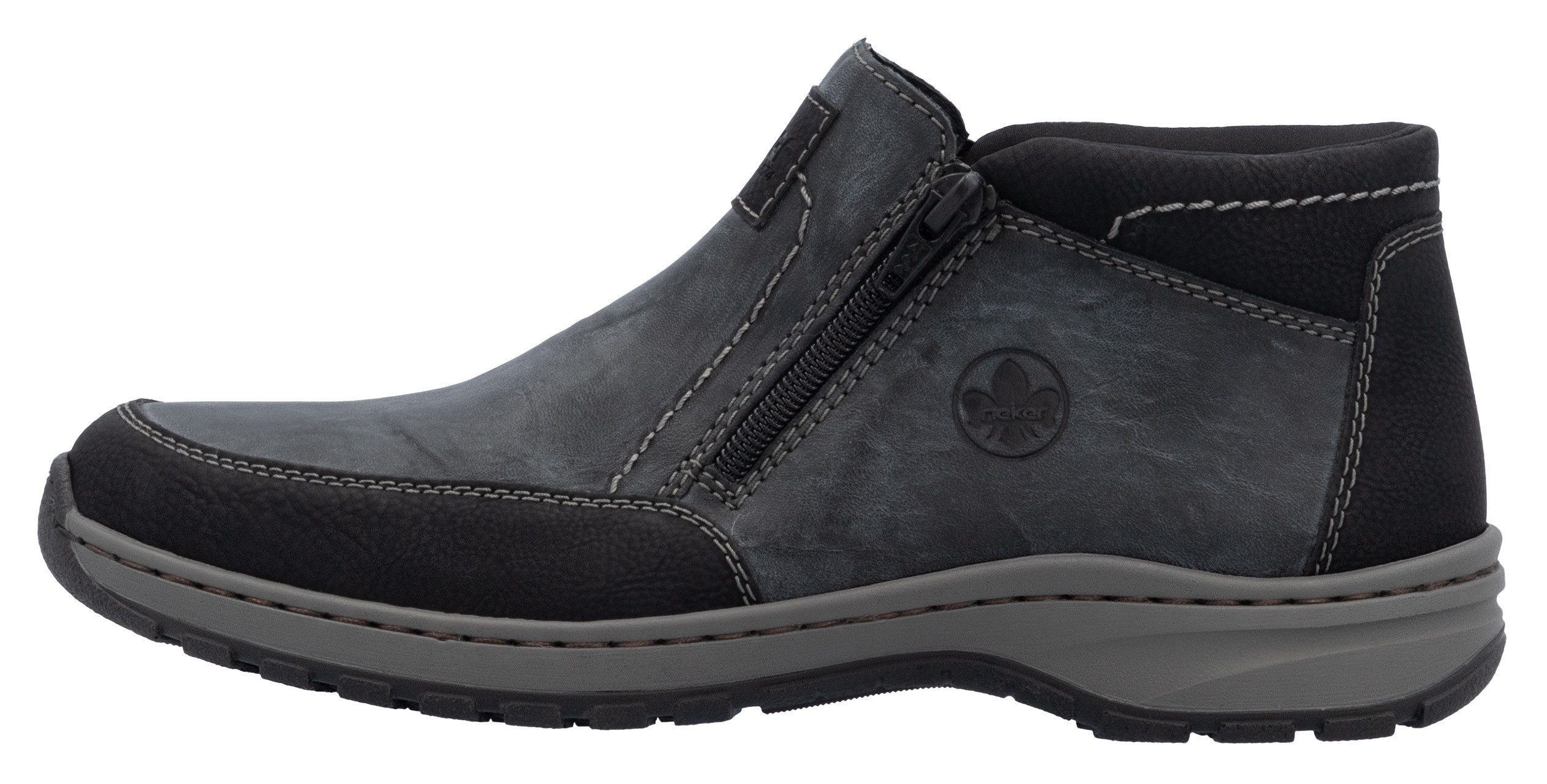 Rieker Winterboots, Winterstiefelette, Halbschuh mit beidseitigen Reißverschlüssen