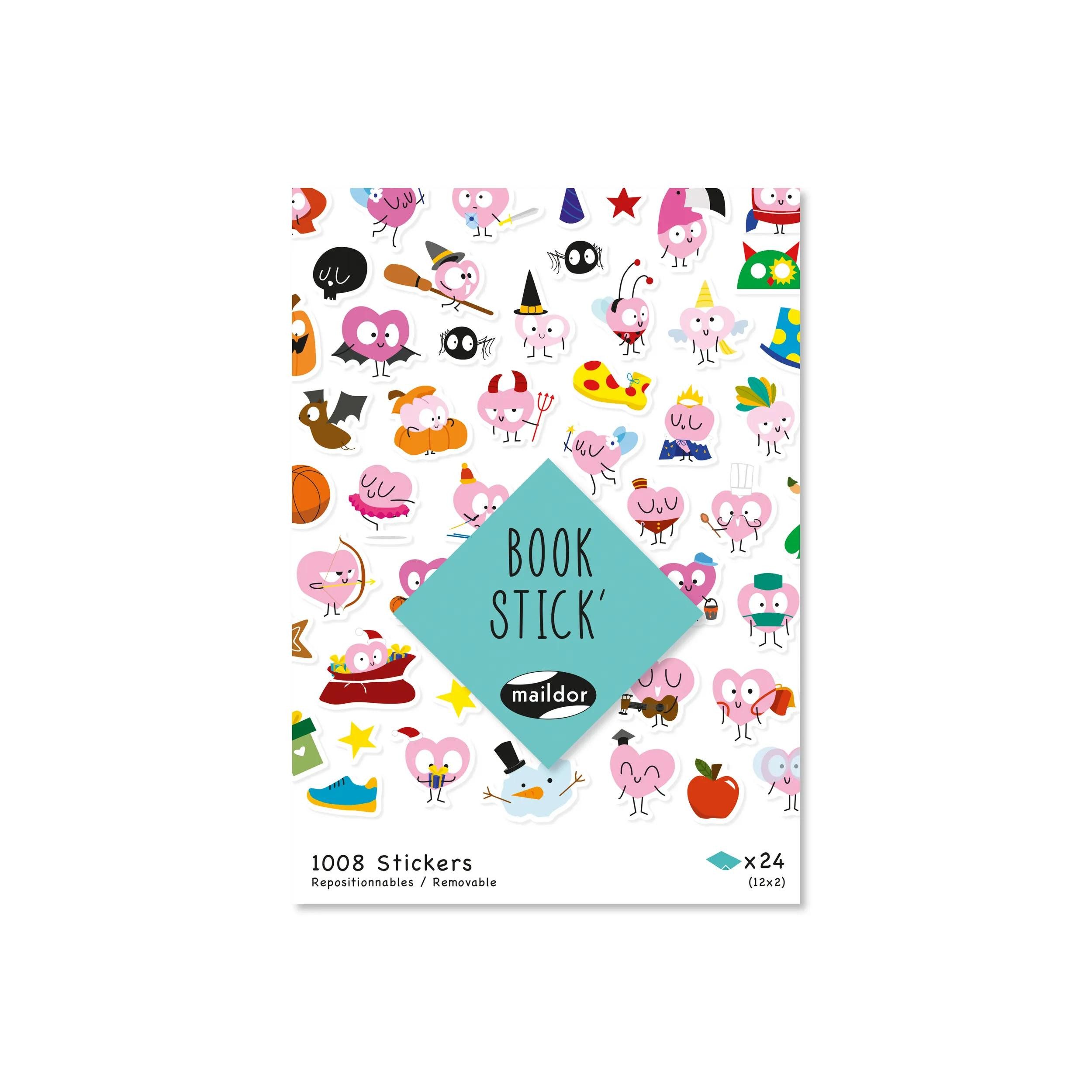 maildor Sticker 5x Book Stick A5 Love - Mehrfarbig AE199C, Stickeralbum