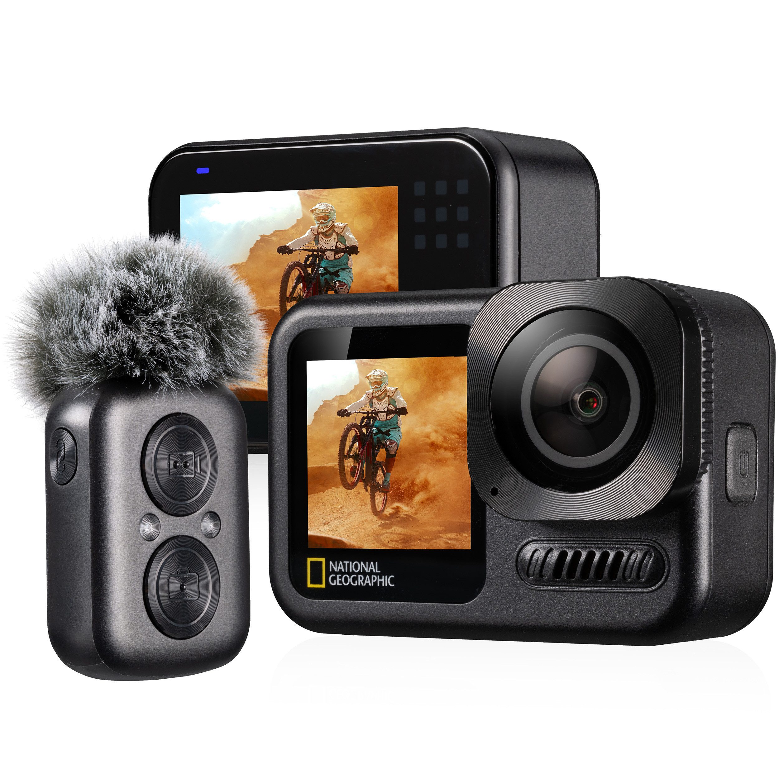 NATIONAL GEOGRAPHIC 5K Ultra-HD 60fps WLAN Action Cam Explorer 7 Action Cam