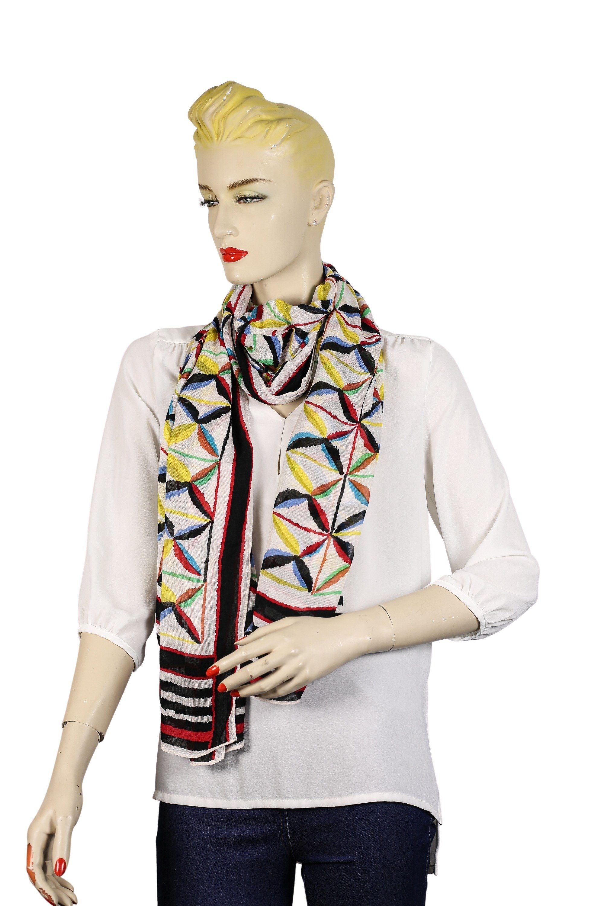 COLLEZIONE ALESSANDRO Modeschal Mill, (1-St), aus reinem Naturmaterial