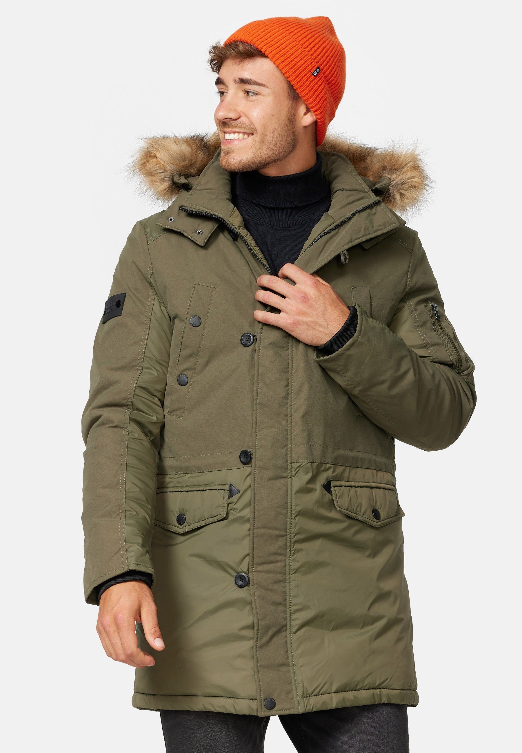 Indicode Parka Herren Jarl Herrenparka Herrenjacke günstig online kaufen