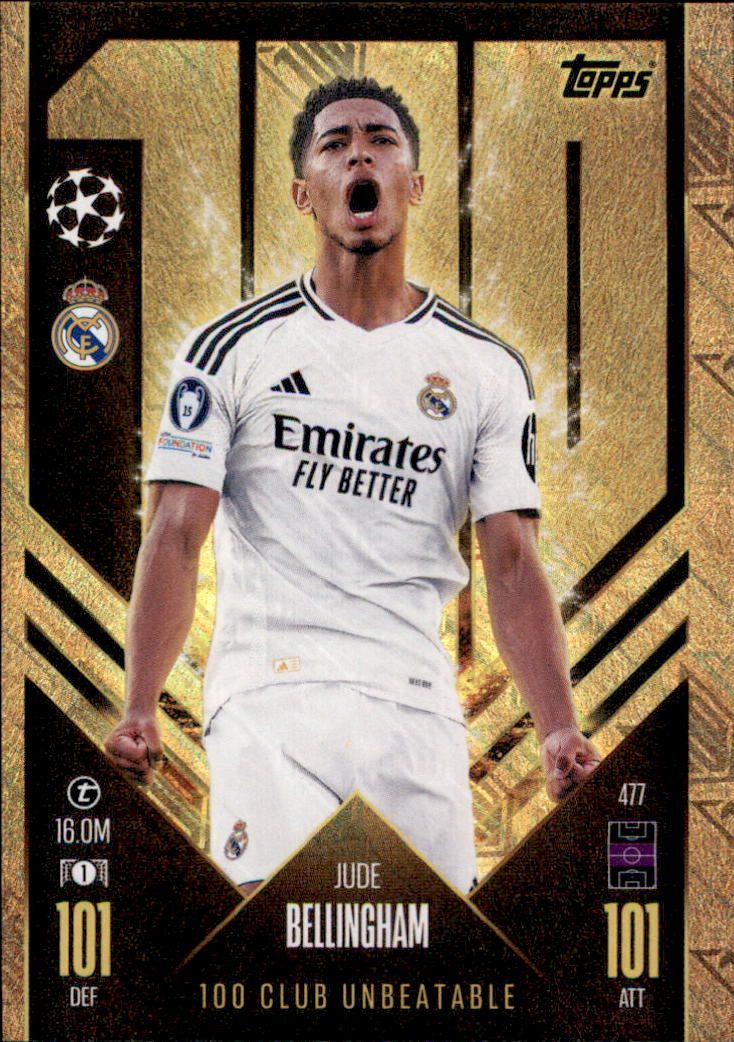 Topps Sammelkarte 477 - Jude Bellingham - 100 Club - 2024/2025