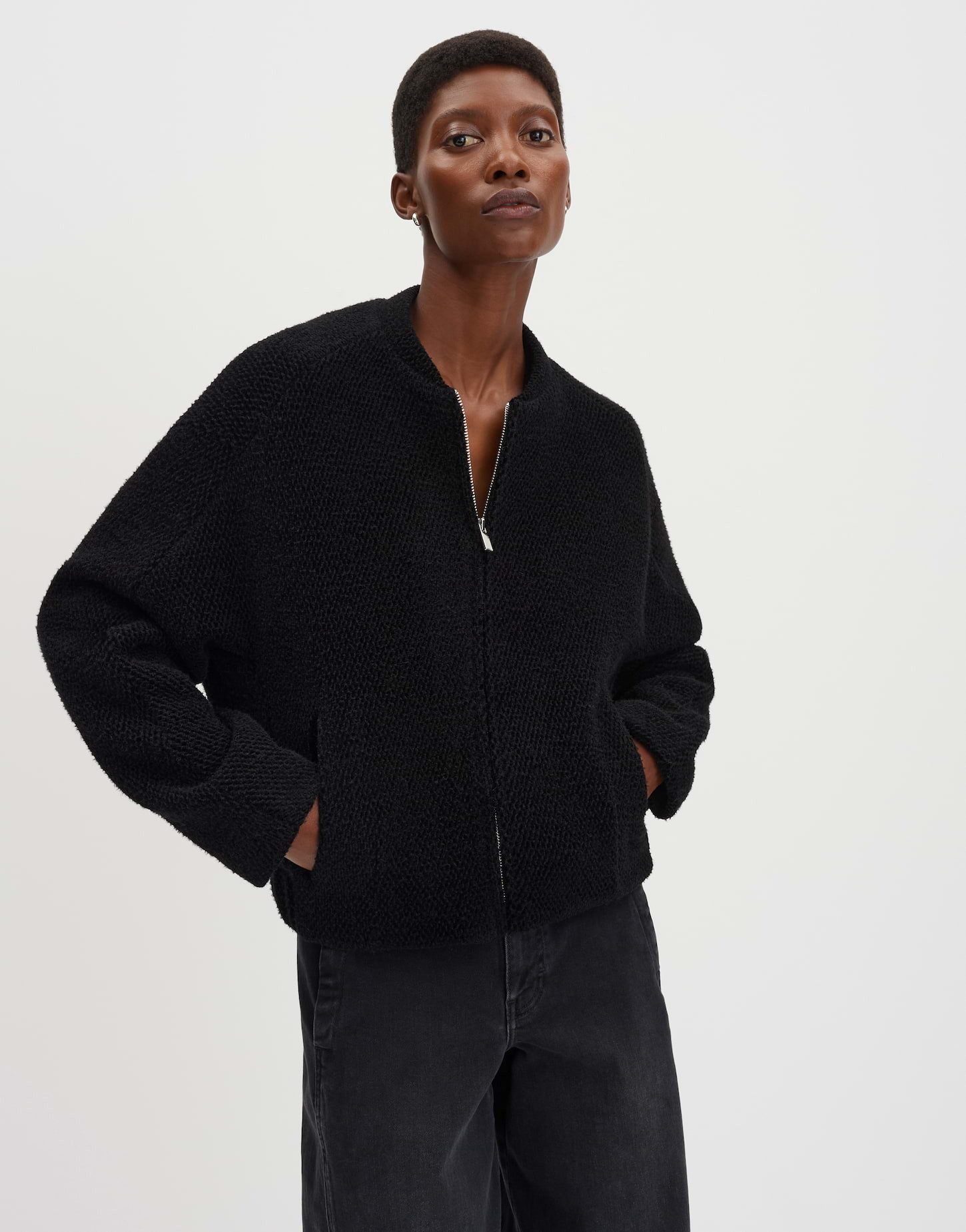 someday Jackenblazer NARISKA Regular mit haariger Struktur Zweifarbiges Des günstig online kaufen