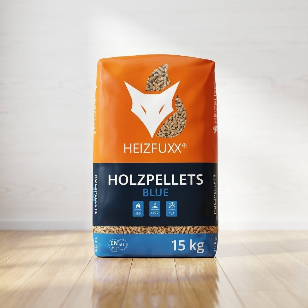 HEIZFUXX Holzpellets Blue, 300 kg, (Palette, 20-St)