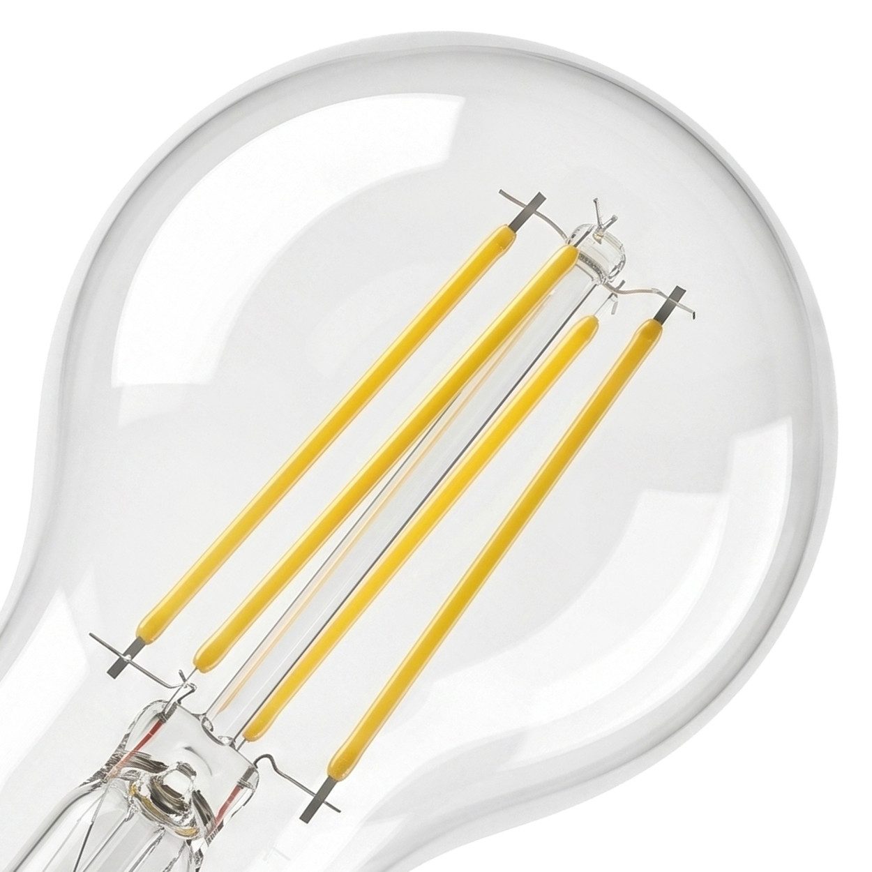 hofstein LED-Leuchtmittel 2er Set Glühbirne Warmweiß dimmbar 7 Watt, E27, 2700 Kelvin, 800 Lumen, Klassisch, Filament, Klar – Bild 5 von 5