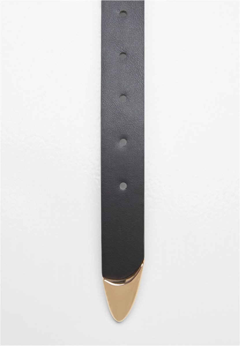 URBAN CLASSICS Hüftgürtel Chunky Buckle Loop Synthetic Leather Belt Ledergürtel