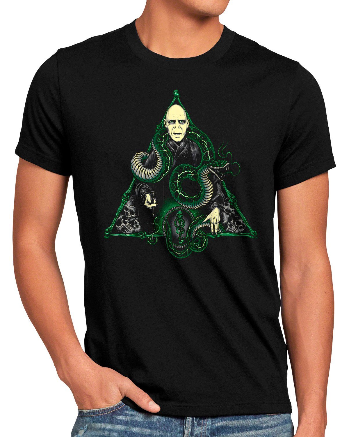 legacy hufflepuff Legacy Herren harry ravenclaw Lords gryffindor hogwarts T-Shirt potter Print-Shirt slytherin The style3