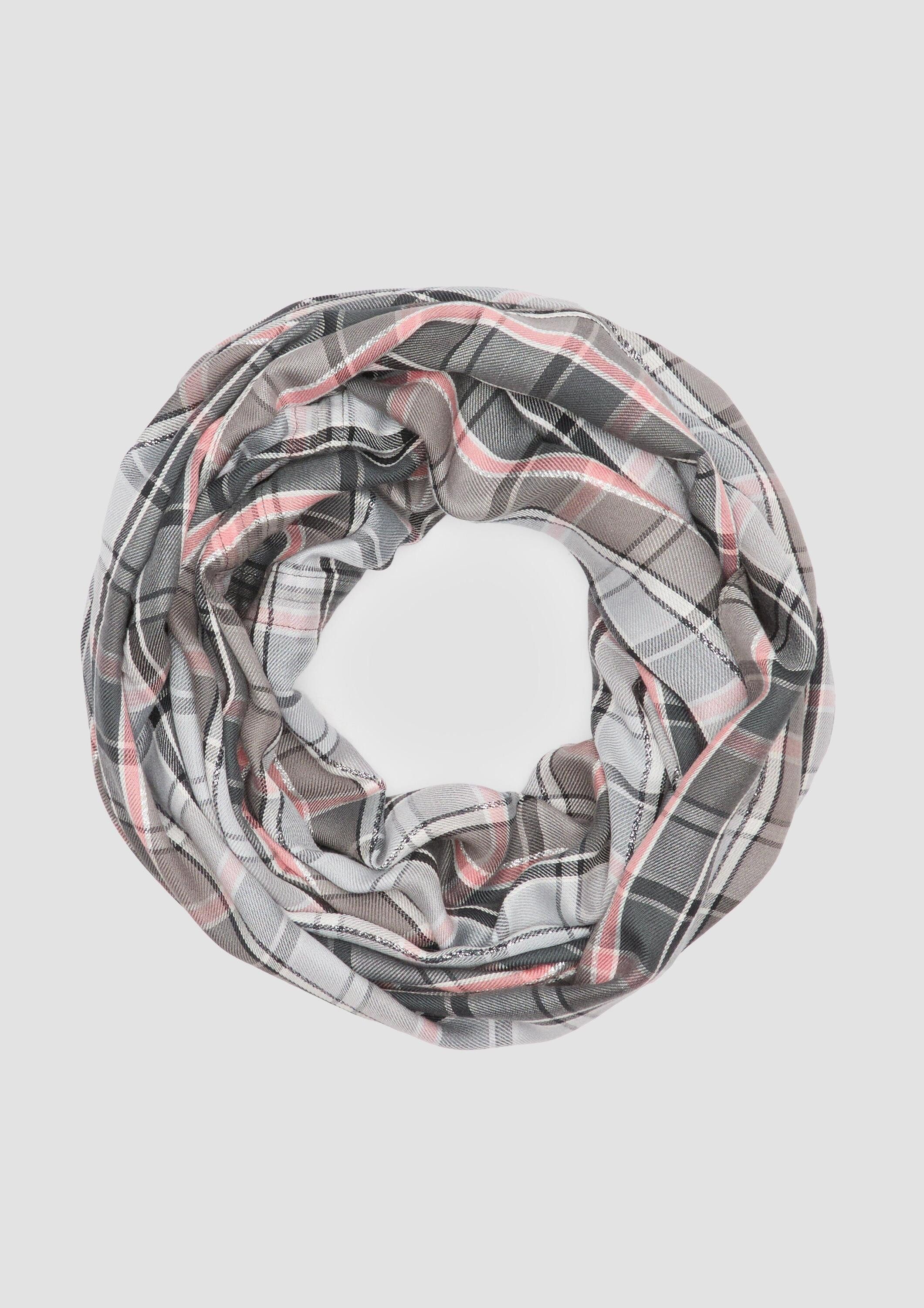 s.Oliver Loop Snood, Weicher Loop-Schal aus Twill