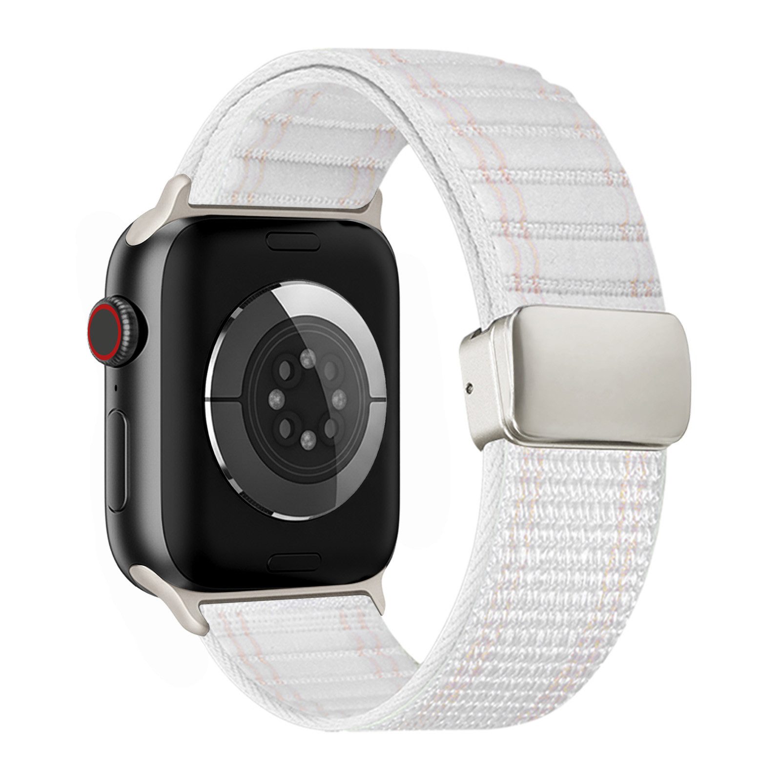 Tec-Expert Smartwatch-Armband für Apple Watch SE 3 40 mm Armband Ersatz Wechsel Band, Nylon Textil mit Magnetverschluss, stufenlos Verstellbar atmungsaktiv
