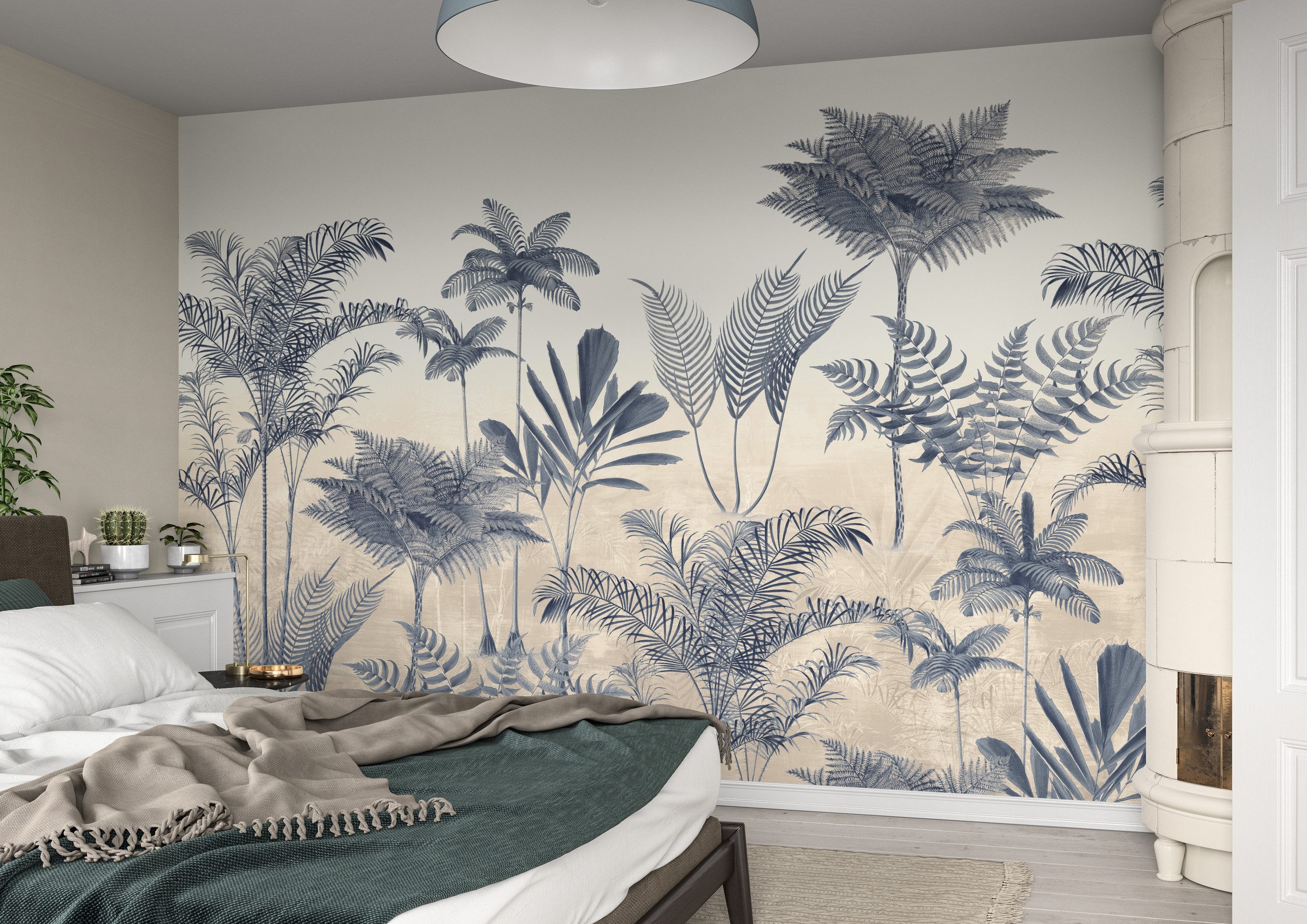 Rasch Fototapete mit tropischem Palmen, glatt, tropisch, botanisch, (1 Rolle, 1 St), 300 cm x 424 cm