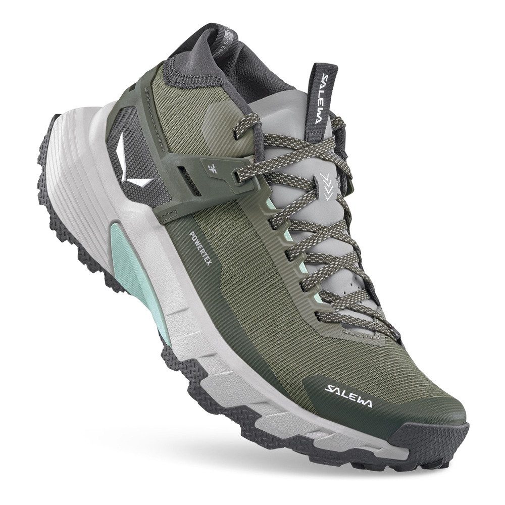 Salewa Pedroc 2 MID PTX (Speed-Hiking, wasserdicht) dunkelgrün/grau Damen Wanderschuh
