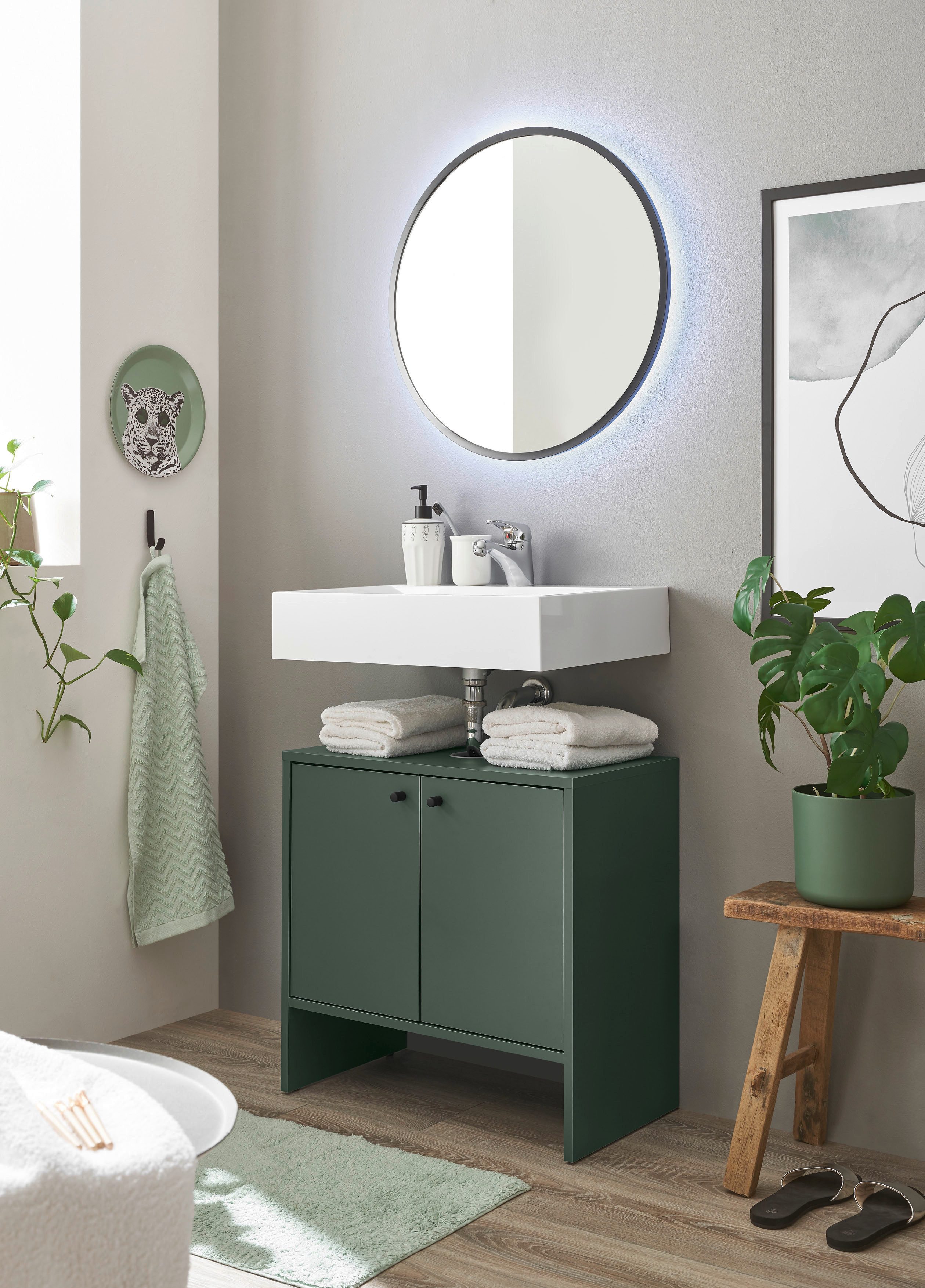 BASIC by Balculina Waschbeckenunterschrank Kairo (1-St) Moderne Farbauswahl günstig online kaufen