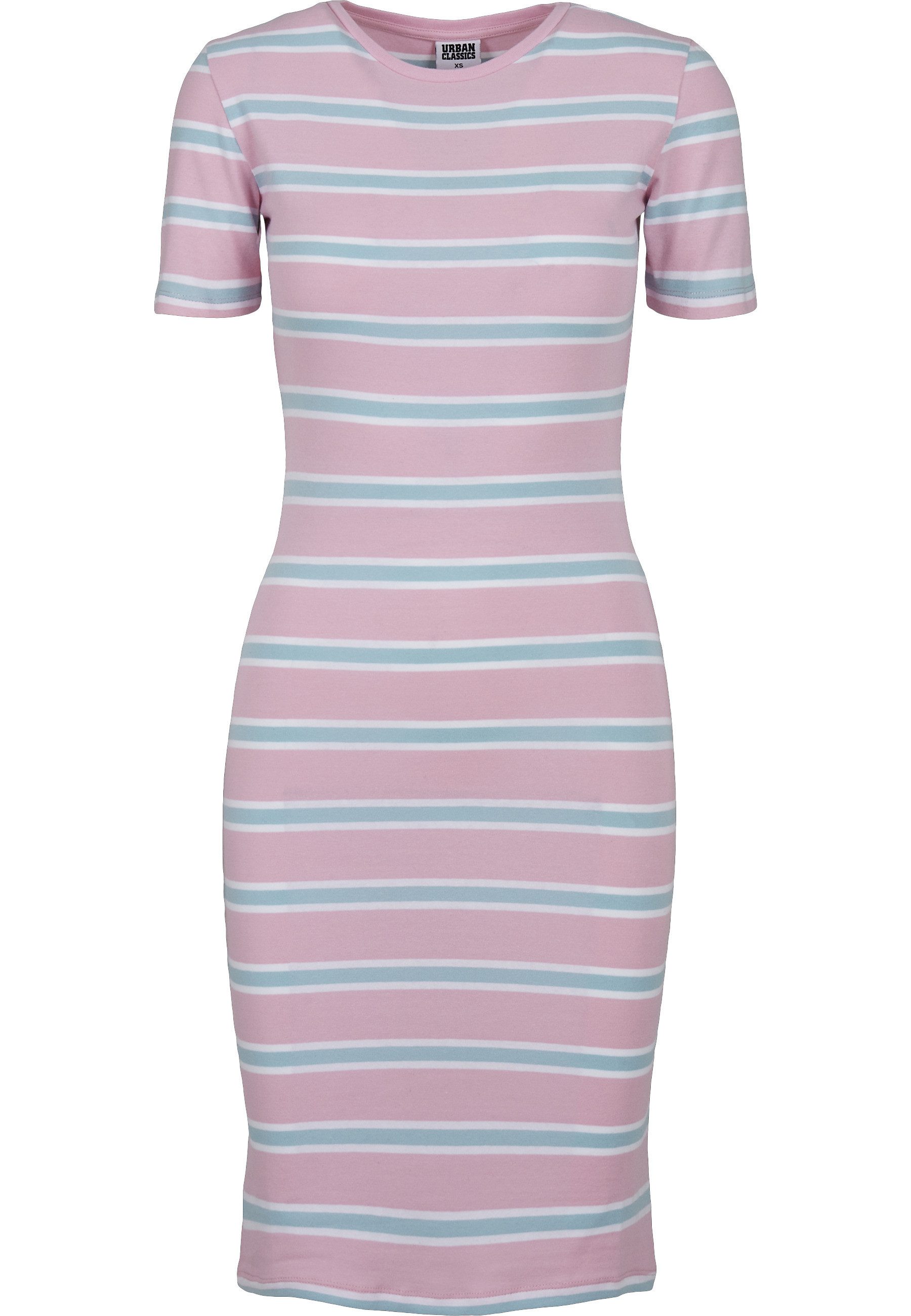 A-Linien-Kleid Urban Classics Damen Ladies Stretch Stripe Dress