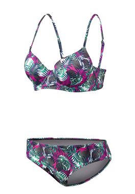 Beco Beermann Triangel-Bikini-Top Jungle Dream, im sexy Lingerie-Style mit aufregendem Dschungel-Muster
