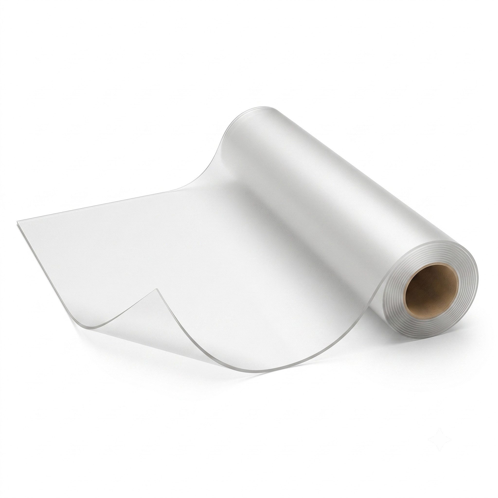 ANRO Tischdecke Tischschutzfolie PVC 2 mm transparent, beidseitig mattiert, 80x100 cm, für Esstisch & Schreibtisch