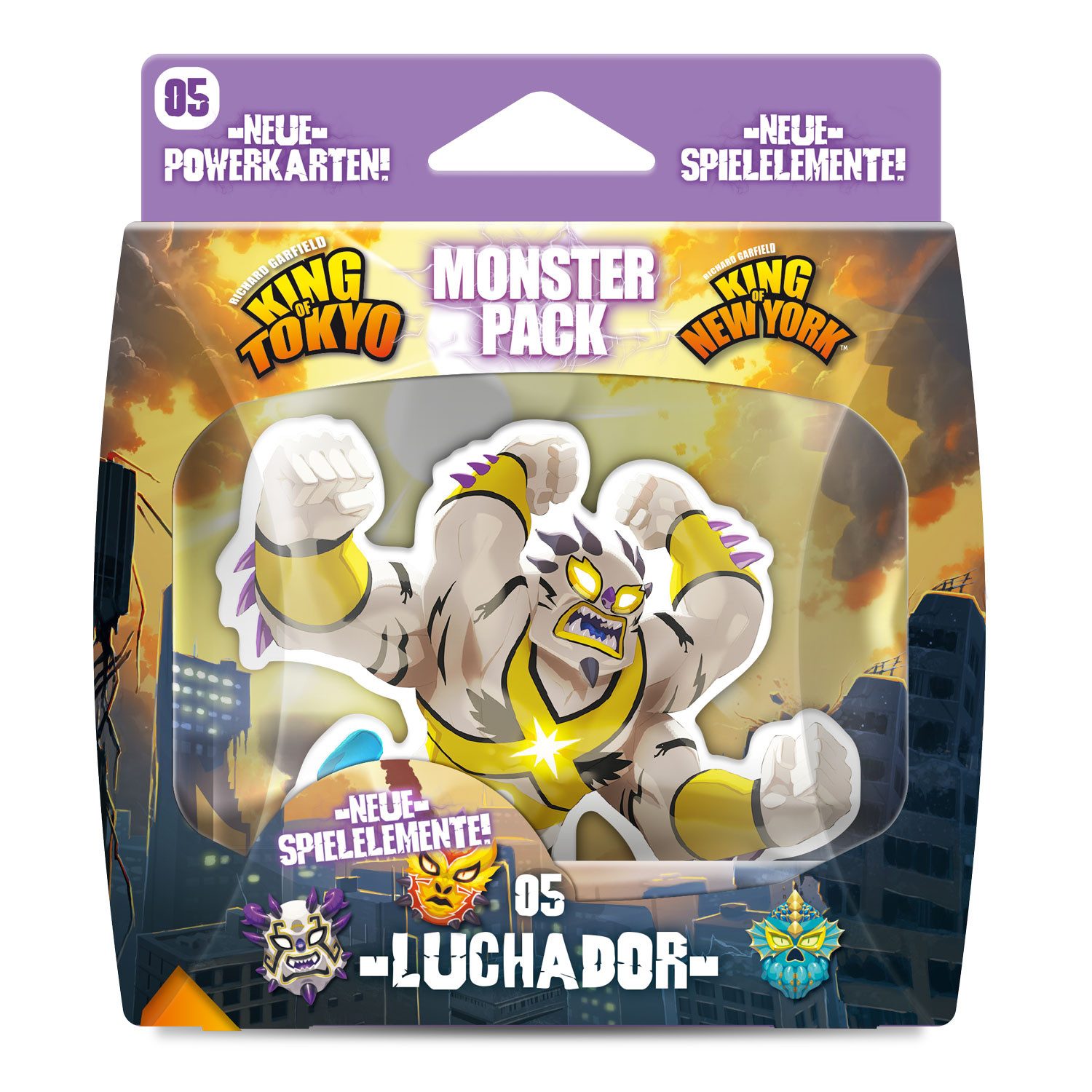 iello Spiel King of Tokyo - Monster Pack: Luchador, King of Tokyo - Monster Pack: Luchador