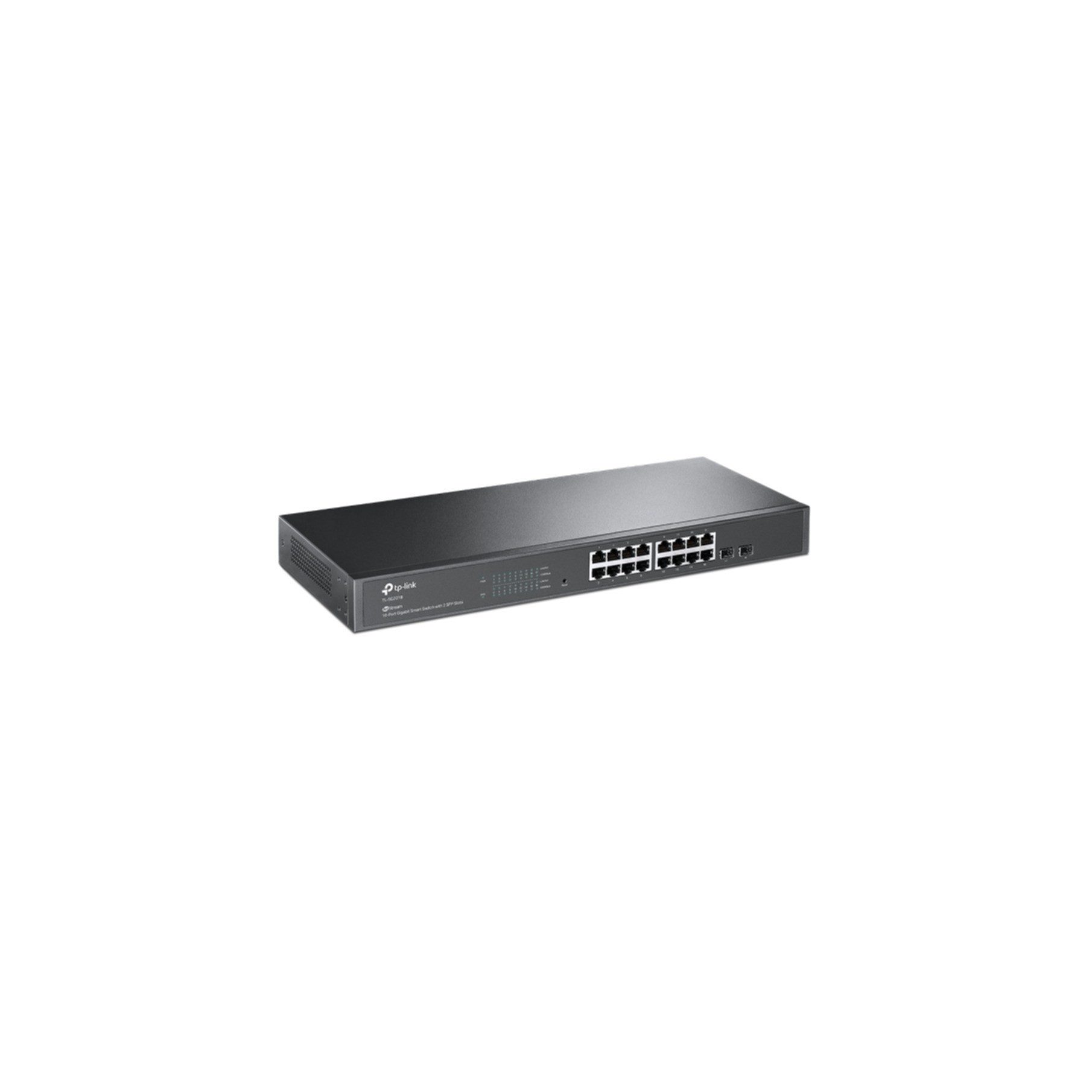 tp-link JetStream 16-Port Gigabit Smart Switch mit 2 SFP-Slots Netzwerk-Switch