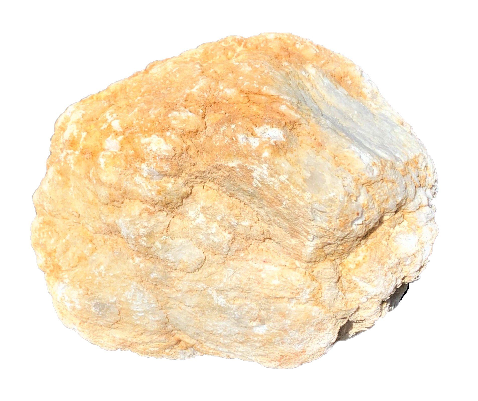 Steinfixx® Mineralstein Exclusive mächtige Kristallgeode zum selber aufbrechen, Partyspass, (Kristalldruse geschlossen zum aufbrechen, weiße Kristalle im inneren), grosse Knackgeode von 6-20 cm Durchmesser, Glücksdruse, break your own