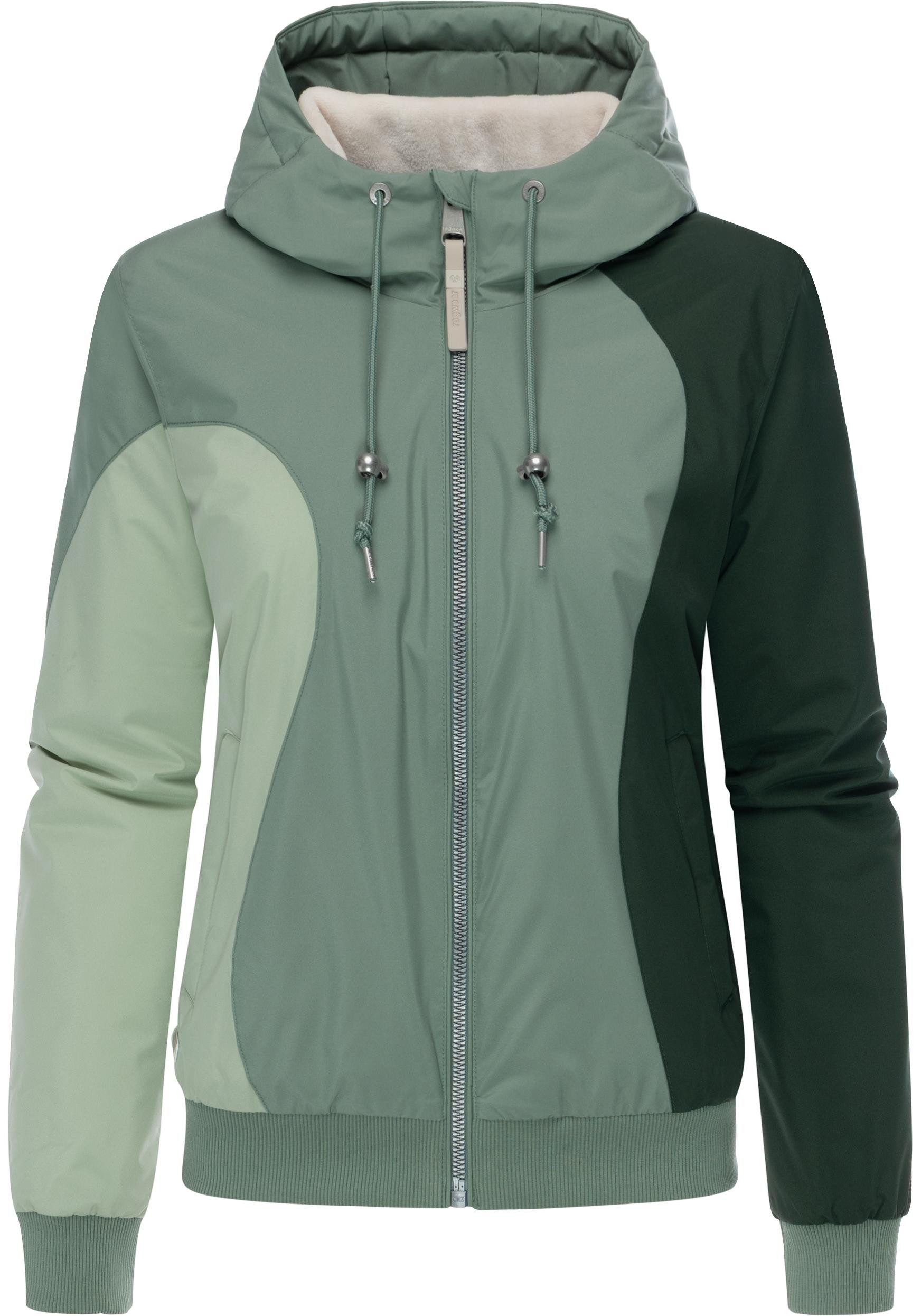 Ragwear Bomberjacke Oggie Block Warm YOUMODO Wasserdichte Winterjacke mit K günstig online kaufen