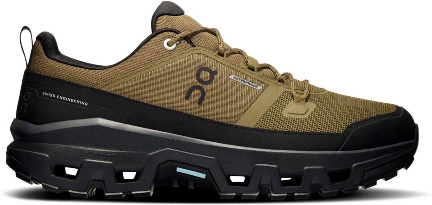 ON RUNNING Cloudrock Low WP HUNTER / BLACK Outdoorschuh