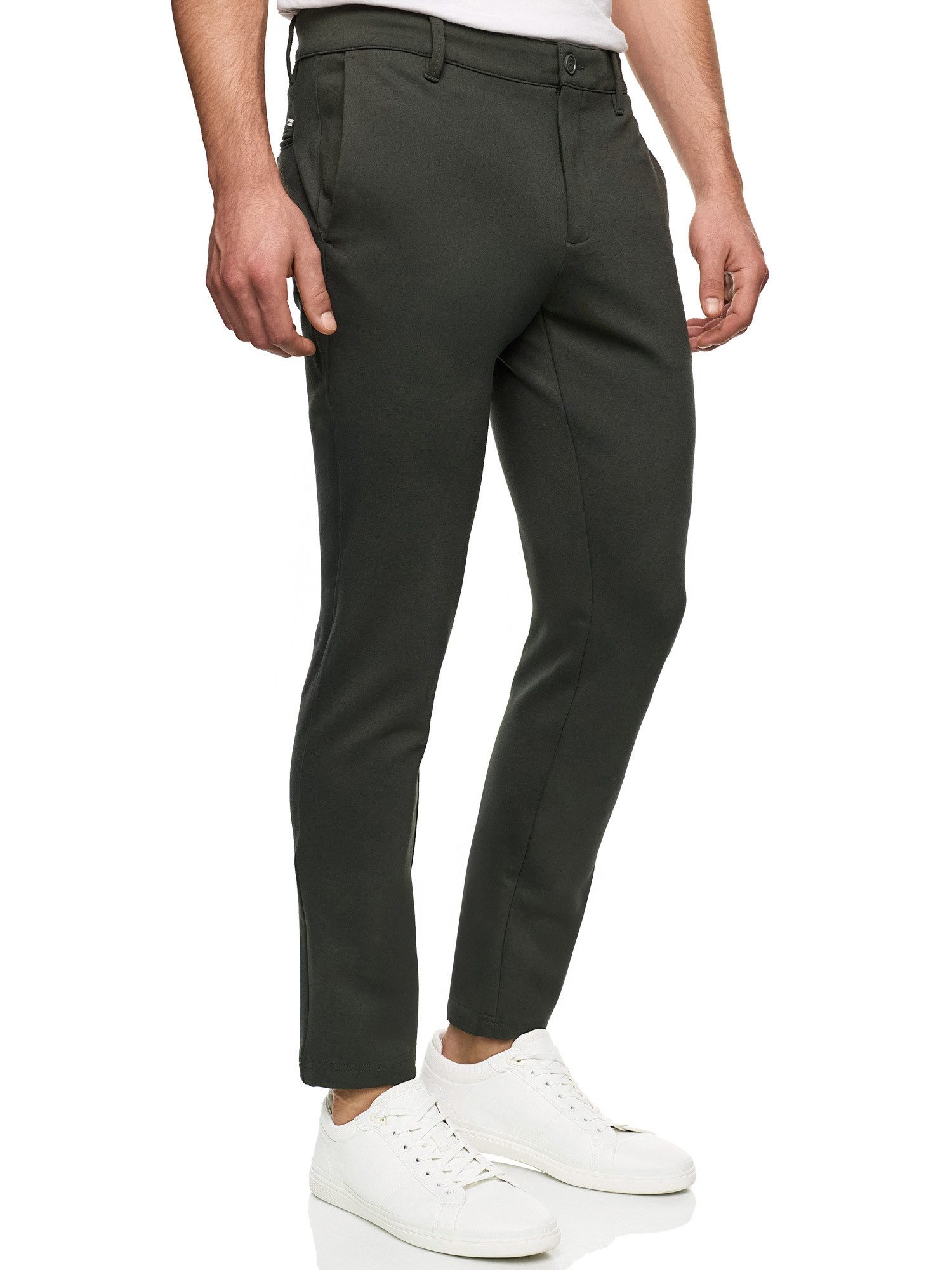 Indicode Chinohose Herren Rodekro Chino Hose Herrenhose Performance Pants mit 4 Taschen