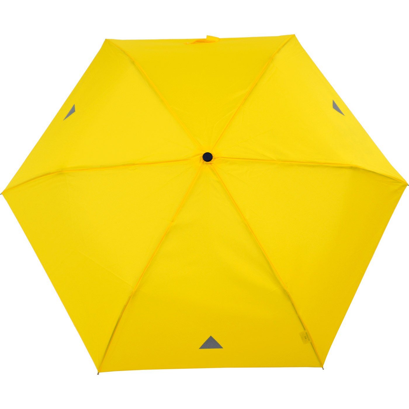 mit Aufdrucken Kids Taschenregenschirm Reflex, Super-Mini leichter Havanna reflektierenden kleiner, doppler® gelb Kinderschirm