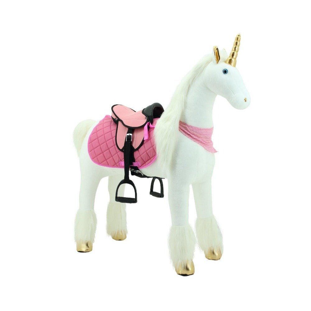 Sweety-Toys Stehpferd Sweety Toys 11100 Stehpferd Stahlunterbau Reitpferd 125 cm