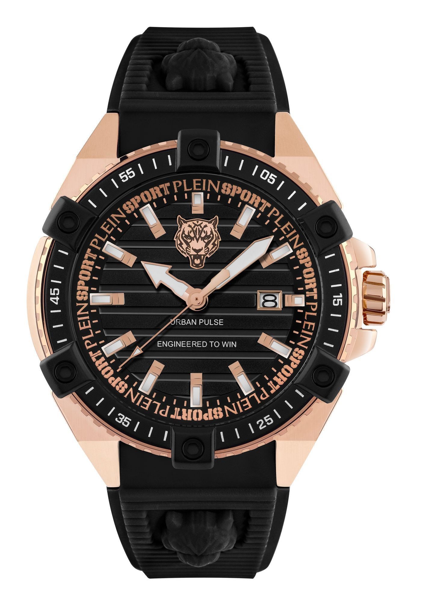 Schwarz und Rosegold