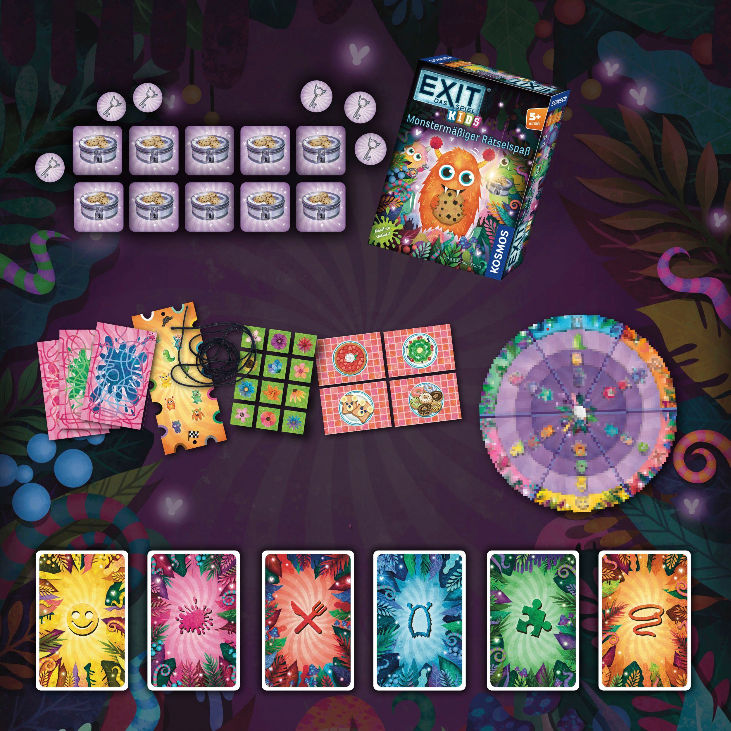 Kosmos Spiel EXIT, Das Spiel Kids Monstermäßiger Rätselspaß, Kinderspiel, Made in Germany