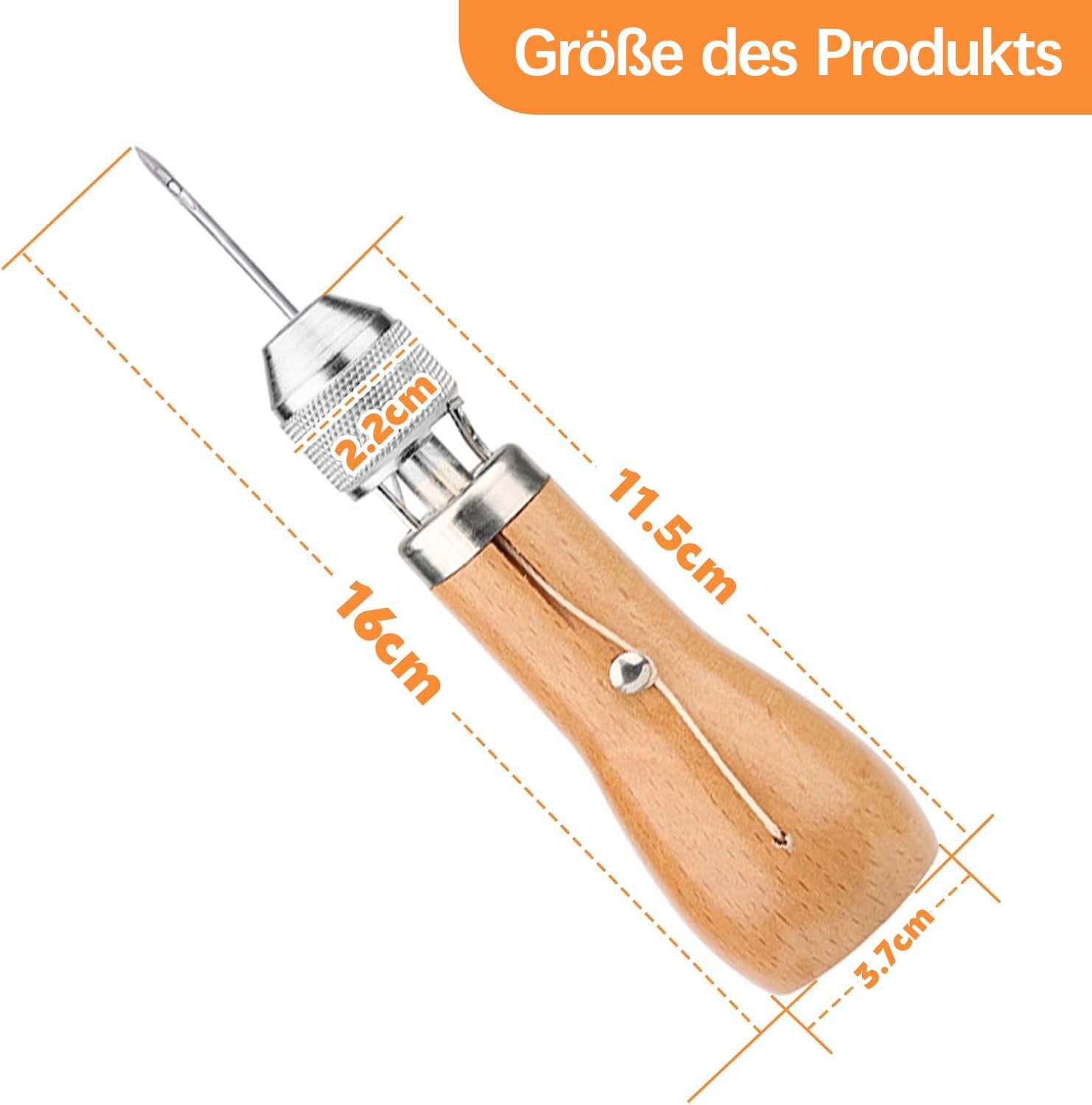 Kaket Nähkästchen Leder Nähset mit Nähahle, günstig online kaufen