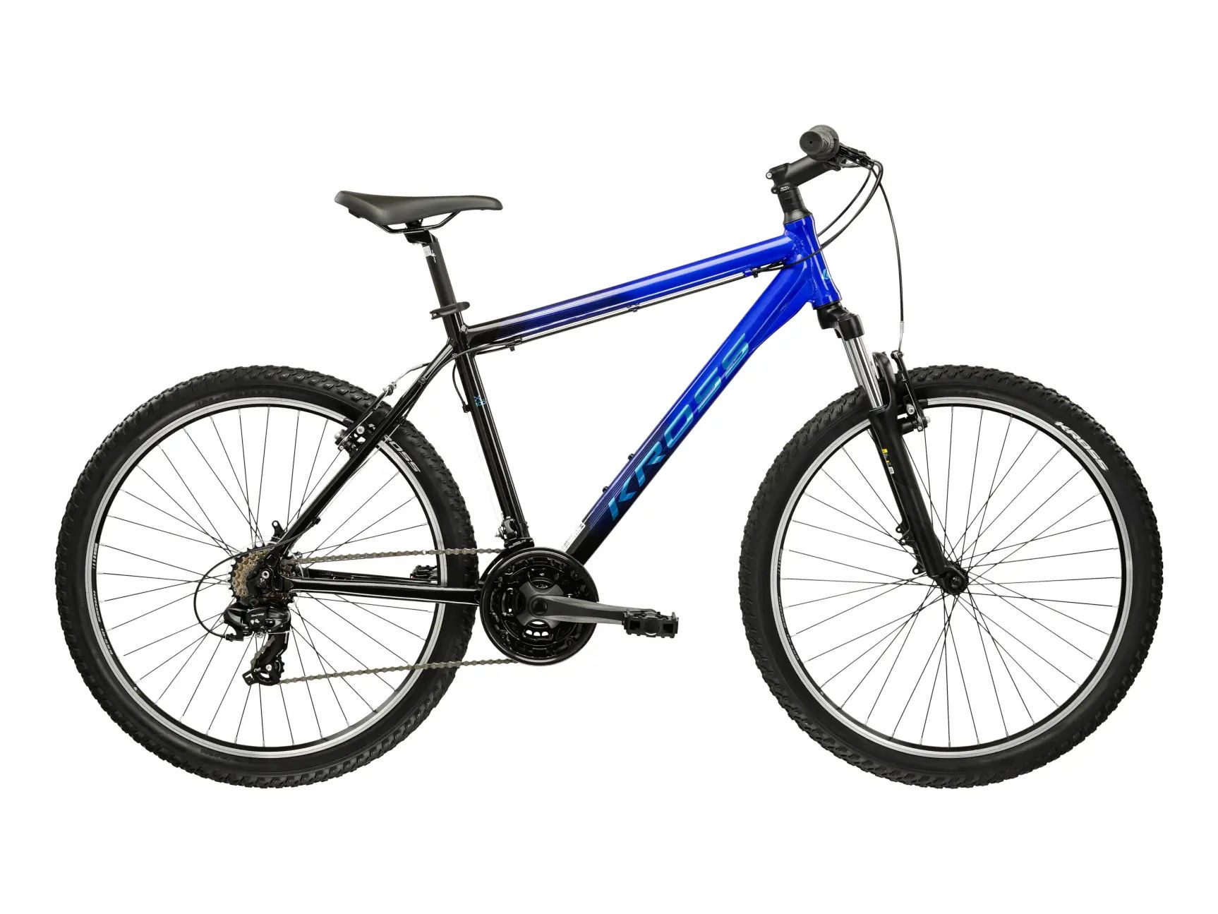 Kross Mountainbike KROSS Mountainbike Hardtail 26" Hexagon X100 blau 21 Gänge 2026, 21 Gang Shimano TOURNEY TY300 Schaltwerk, Kettenschaltung, Rahmen aus Aluminium Performance