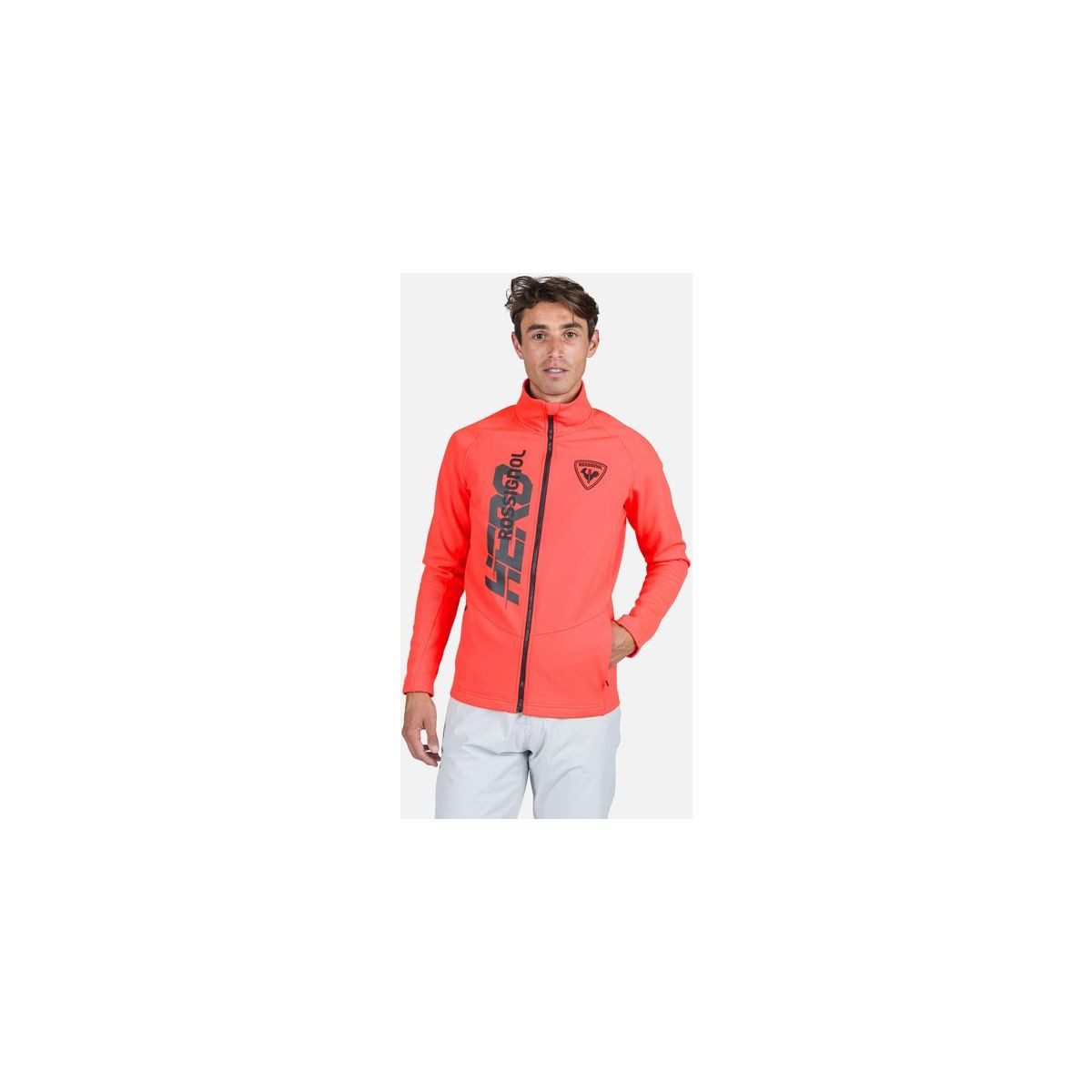 Rossignol Fleecejacke NEW Hero Classique Clim Perfektes Herrenoberteil für Skifahrer mit Wärme, Stil und