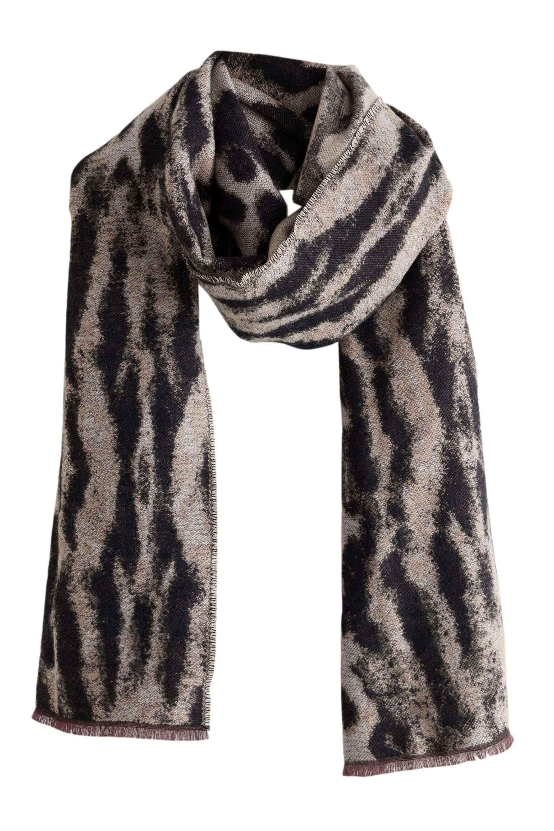 Next Schal Mittelschwerer Jacquard-Schal mit Muster, (1-St)