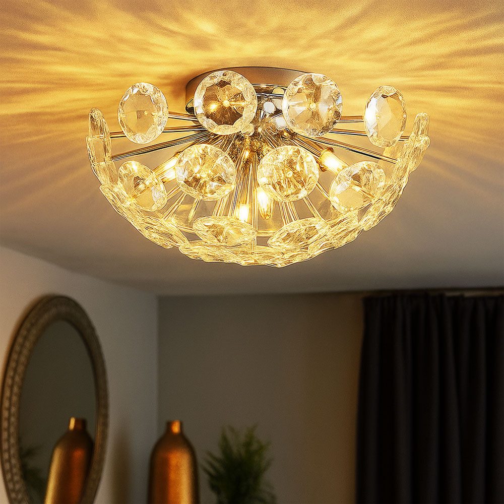 GLOBO LIGHTING Deckenleuchte, Leuchtmittel nicht inklusive, Wohnzimmerlampe günstig online kaufen
