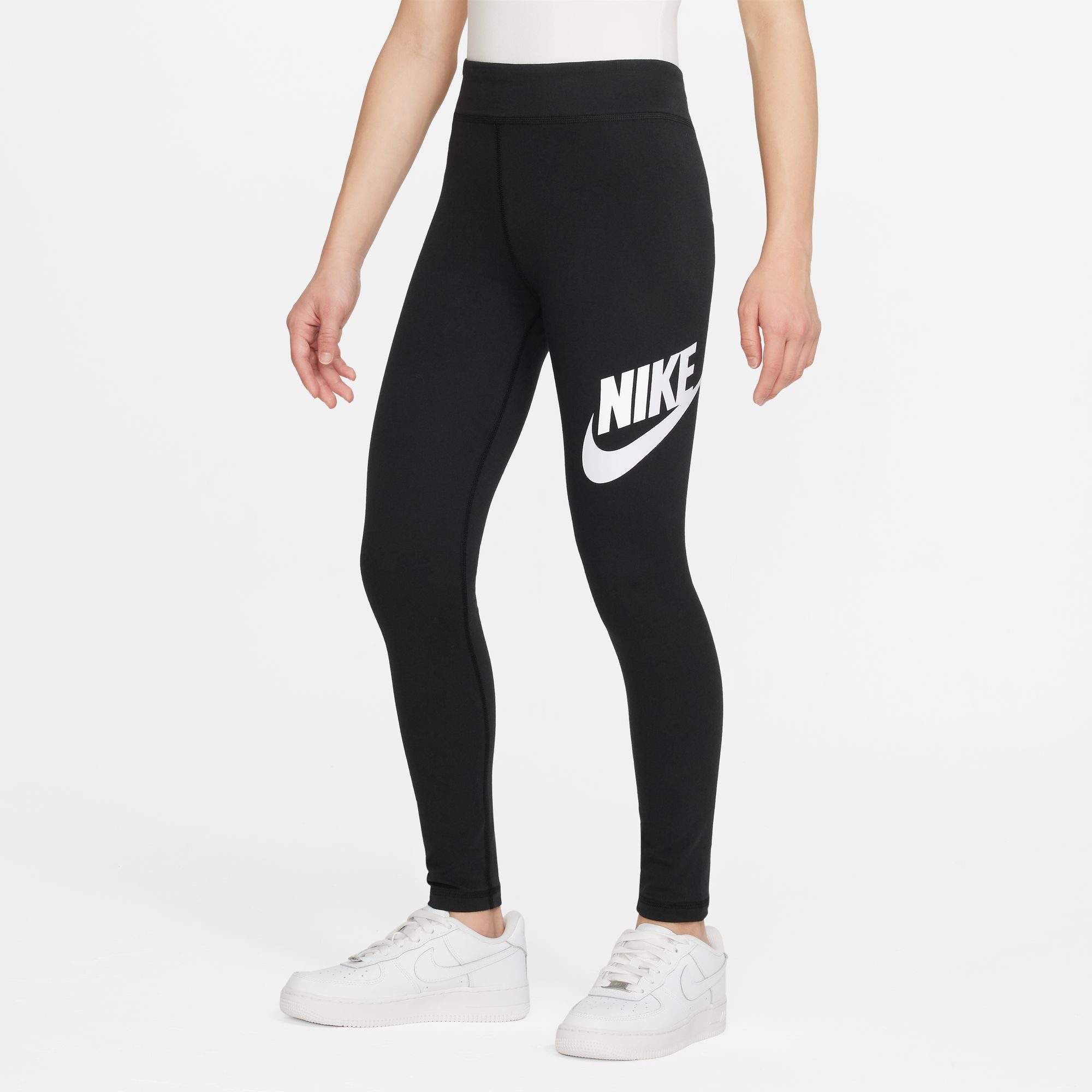 Sportswear KIDS' ESSENTIALS MID-RISE BIG Nike LEGGINGS (GIRLS) Leggings