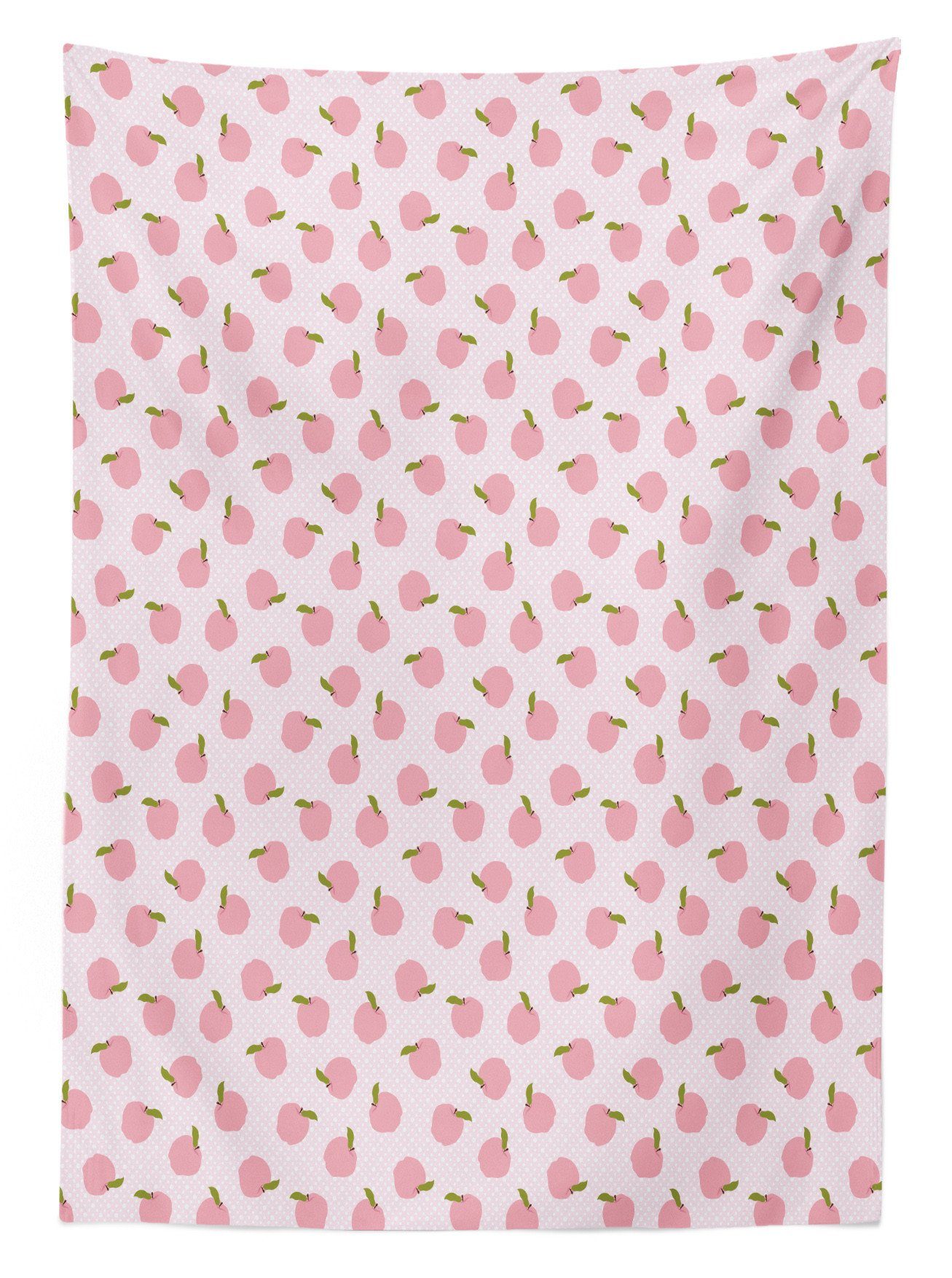 Abakuhaus Tischdecke Farbfest Tupfen Äpfel Rosa Abstrakte Bereich geeignet Klare den Außen auf Waschbar Farben, Für
