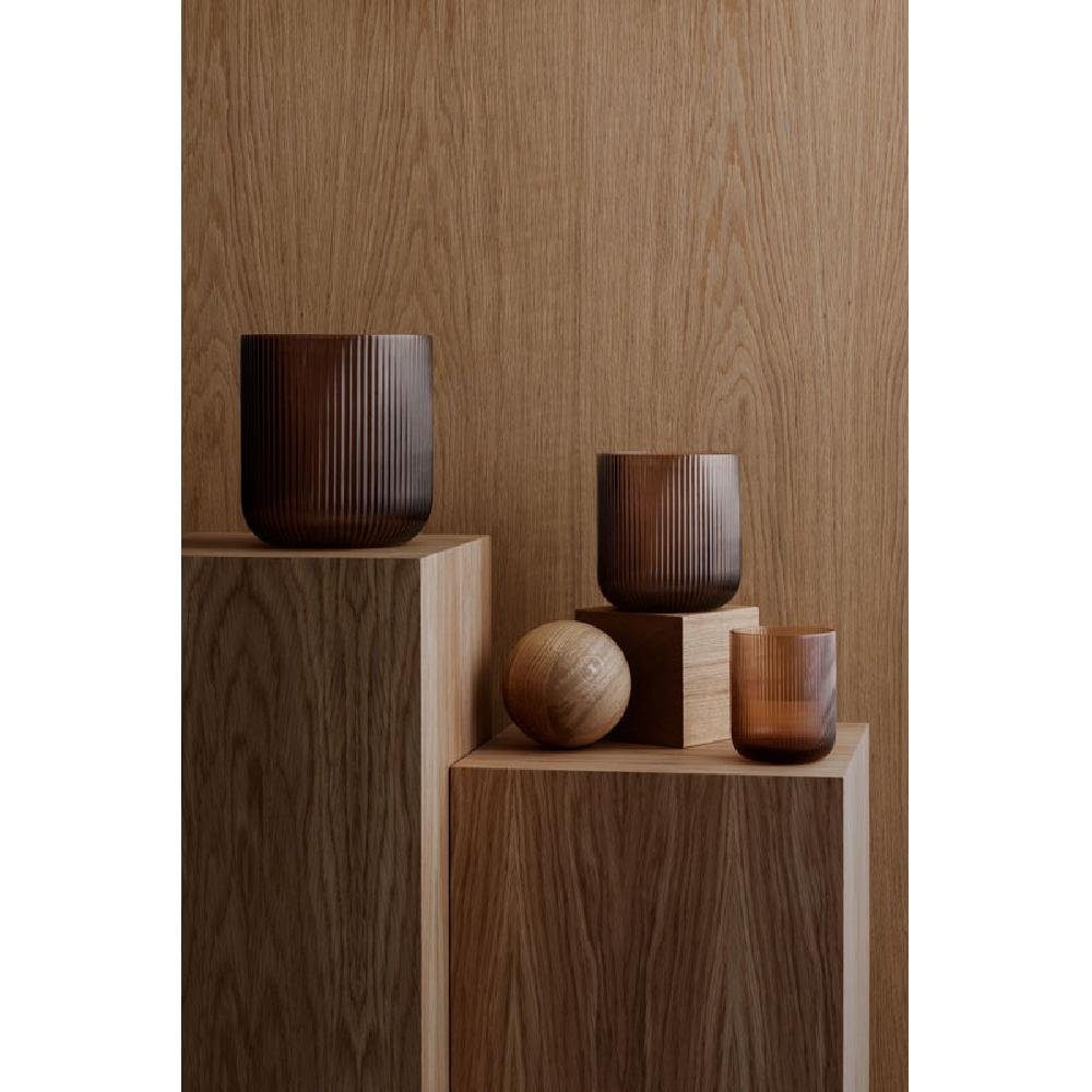 blomus Windlicht Windlicht oder Vase Ven Smoke Grau M (14cm)